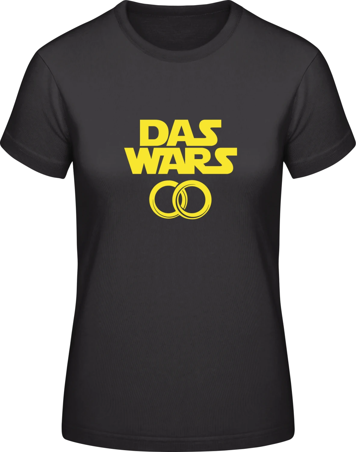 DAS WARS Junggesellenabschied - Black #E190 women T-Shirt - Front