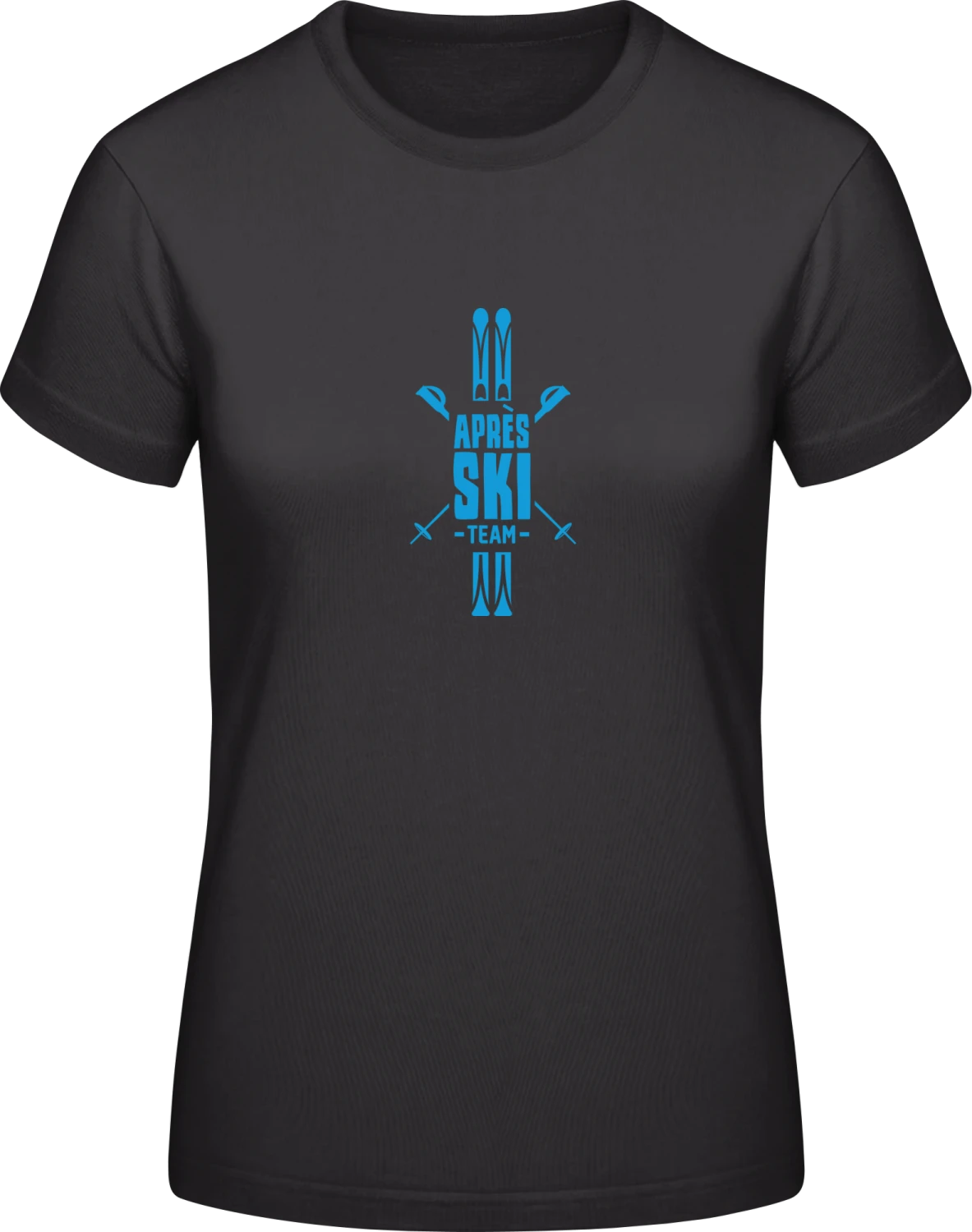 Après Ski Team - Black #E190 women T-Shirt - Front