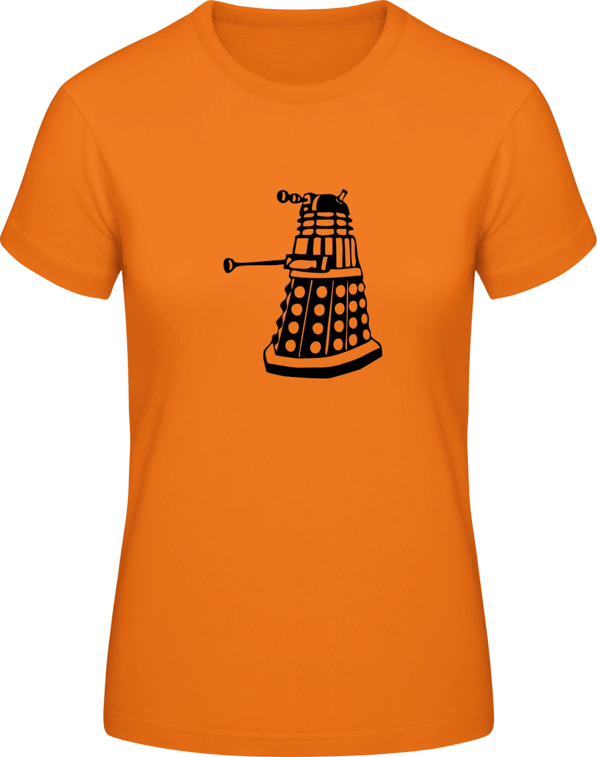 Dalek - Orange #E190 women T-Shirt - Front