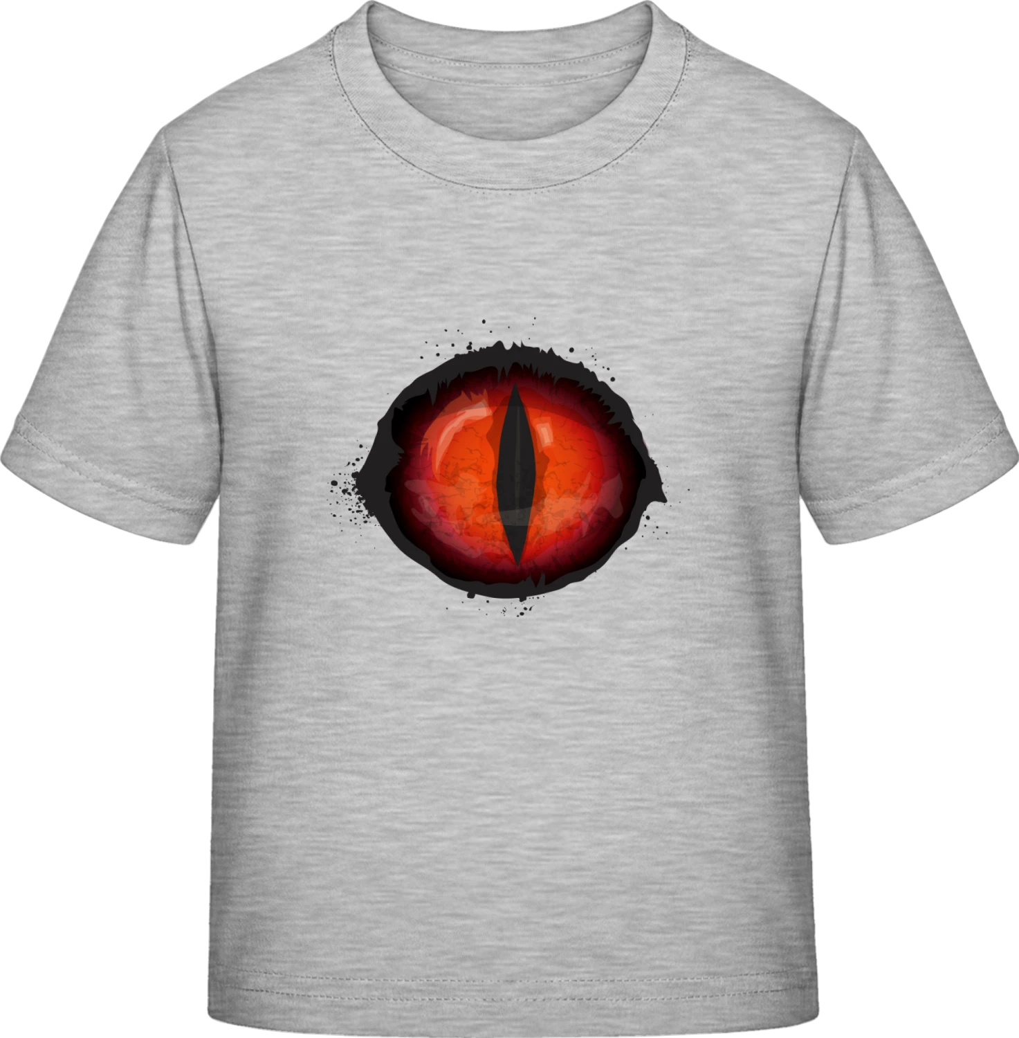 Scary Red Monster Eye - Sky Grey Exact 190 Kids - Front