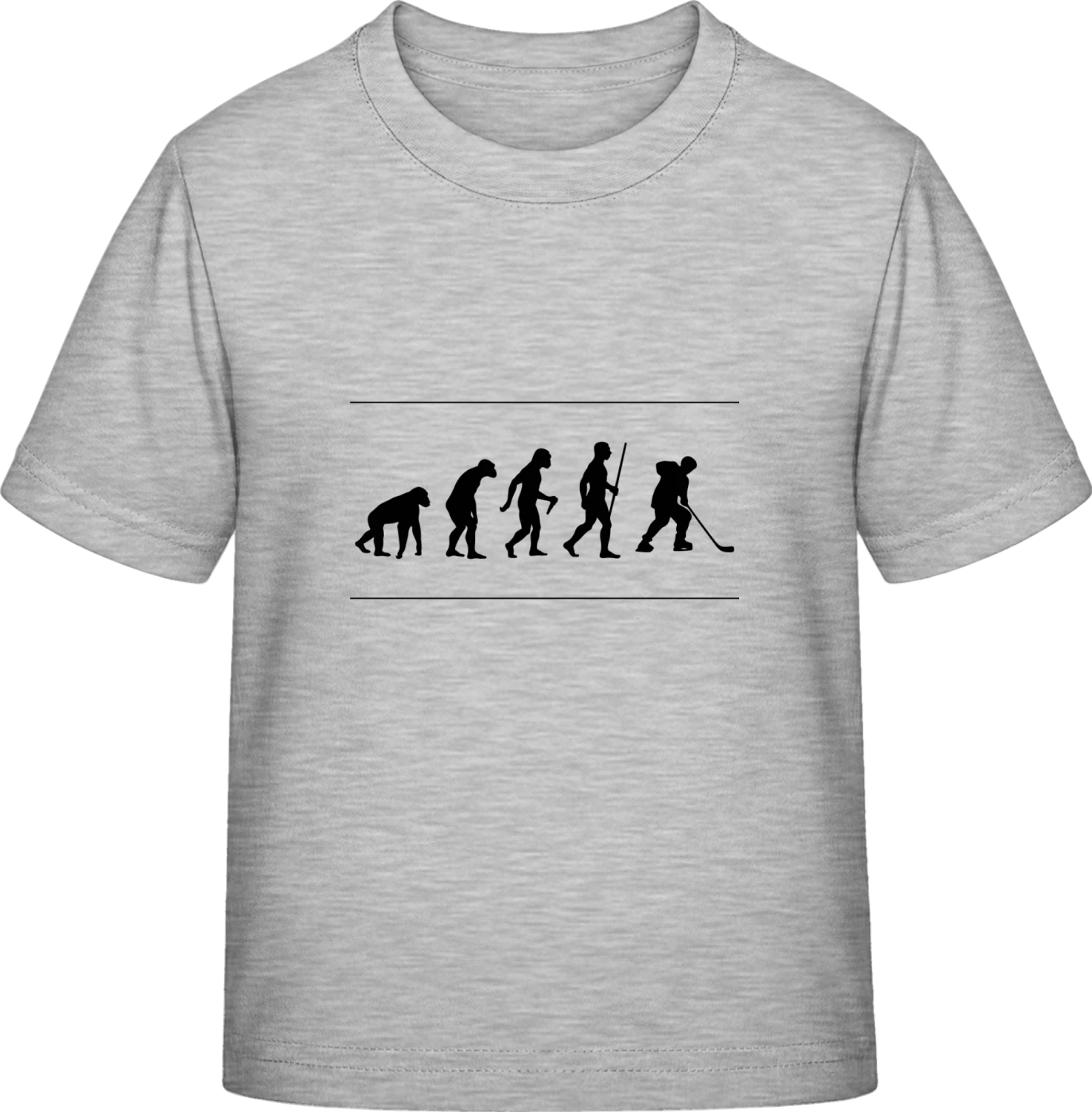 Funny Ice Hockey Evolution - Sky Grey Exact 190 Kids - Front