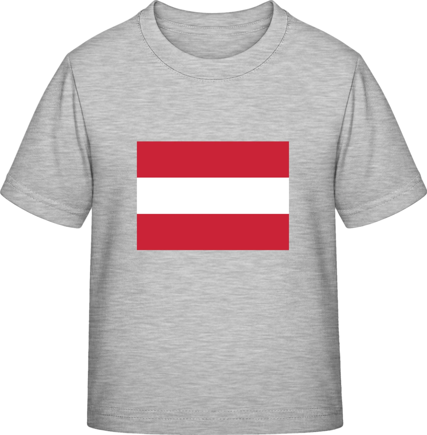 Austria Flag - Sky Grey Exact 190 Kids - Front