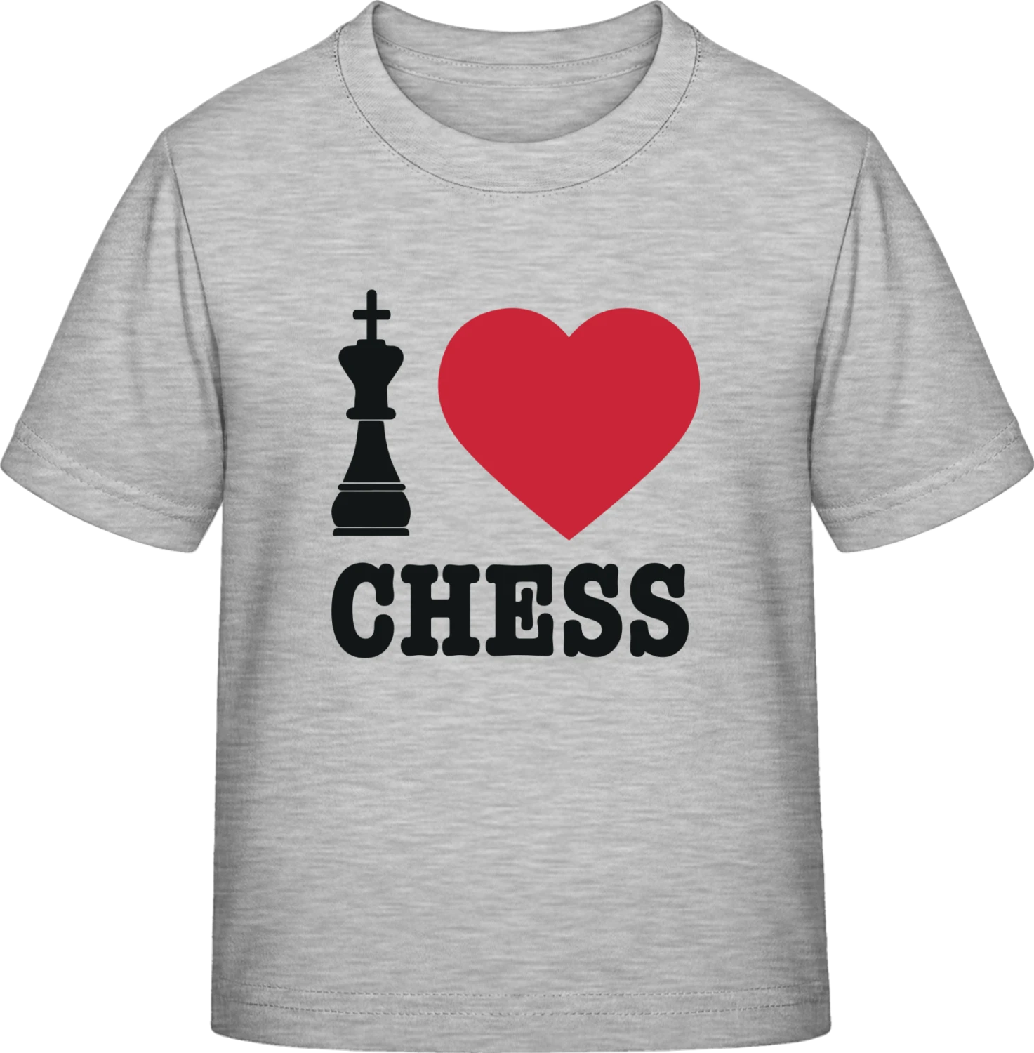 I Love Chess - Sky Grey Exact 190 Kids - Front