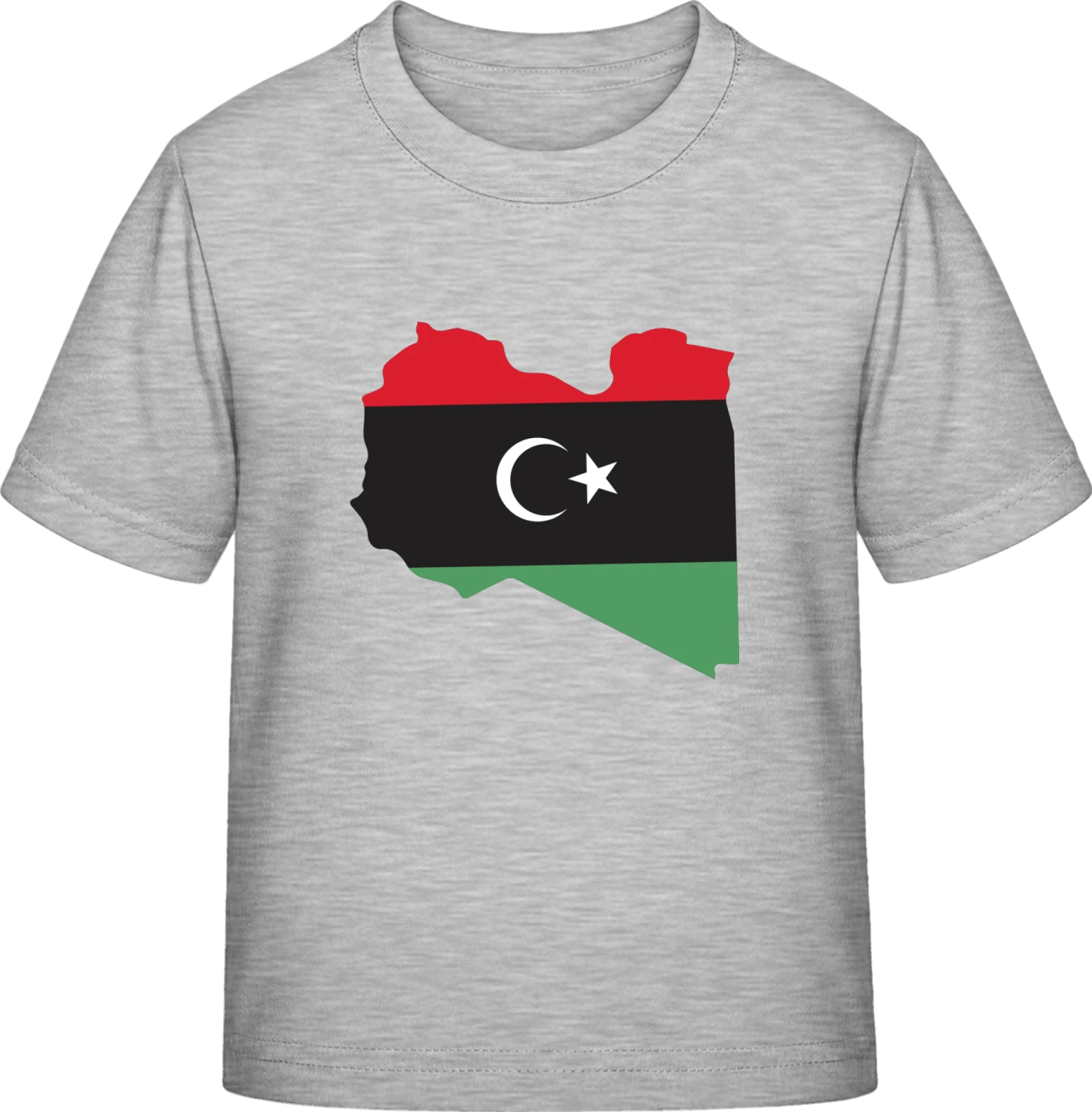 Libya Map - Sky Grey Exact 190 Kids - Front