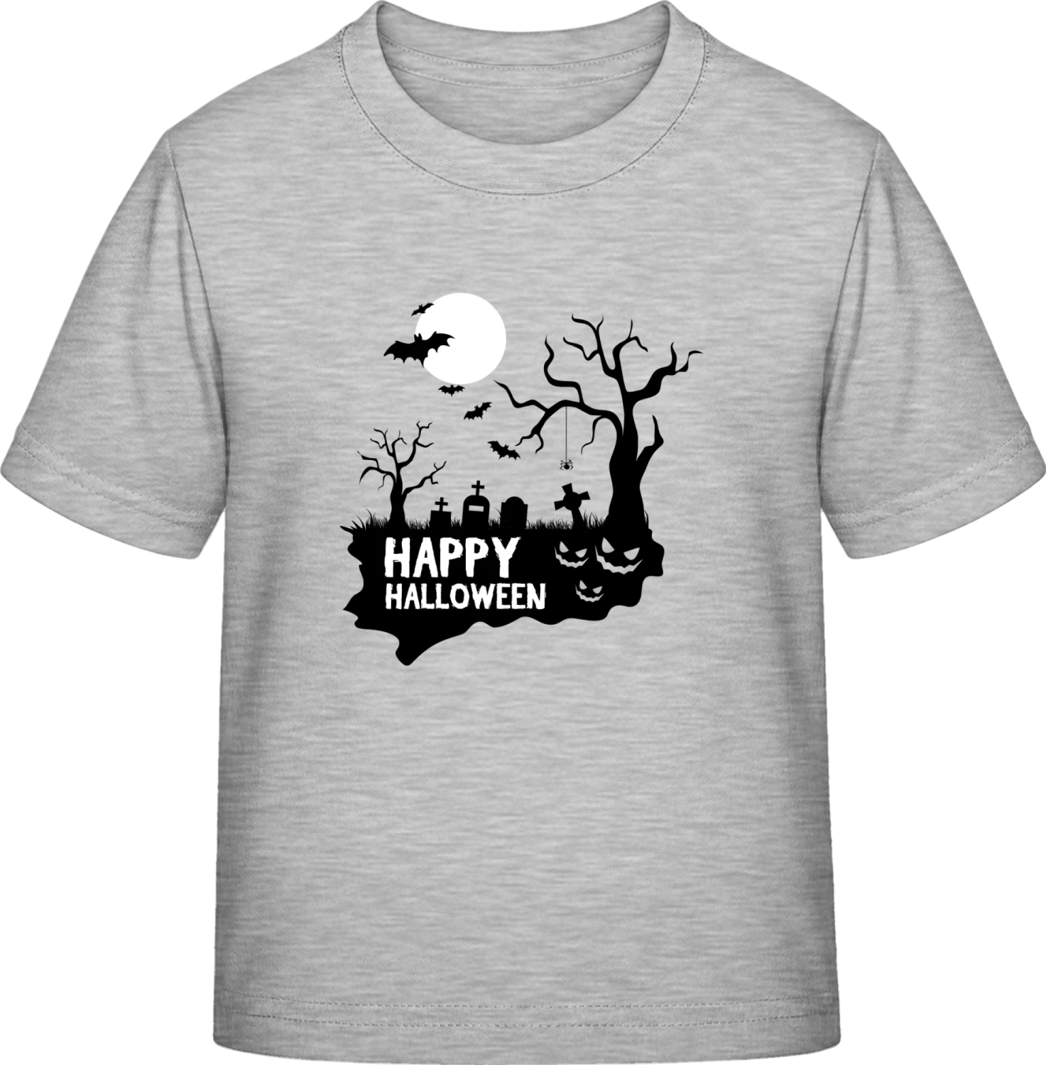 Happy Halloween Scene - Sky Grey Exact 190 Kids - Front