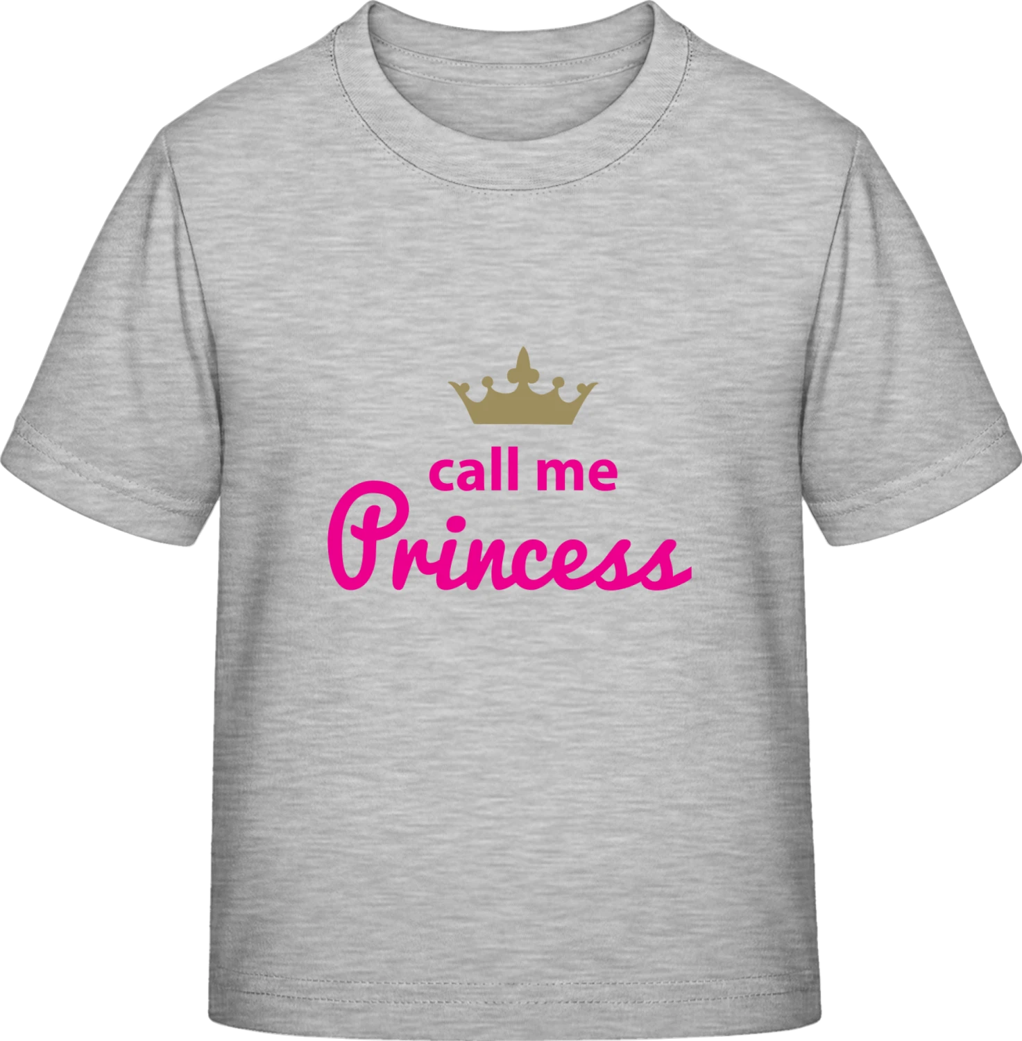 Call me Princess - Sky Grey Exact 190 Kids - Front