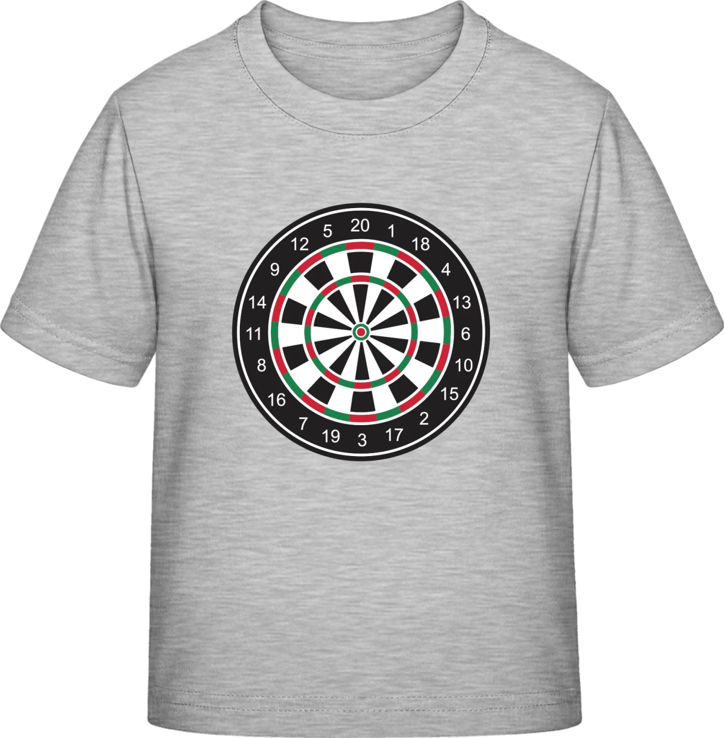 Darts Target - Sky Grey Exact 190 Kids - Front