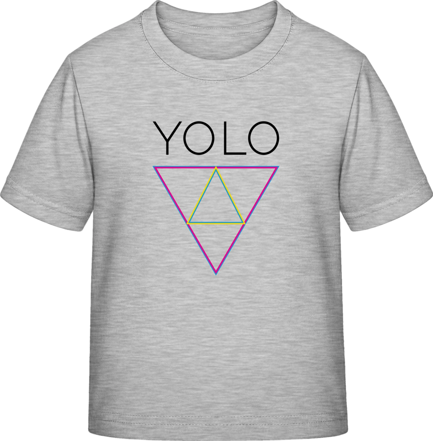 YOLO Triangle - Sky Grey Exact 190 Kids - Front