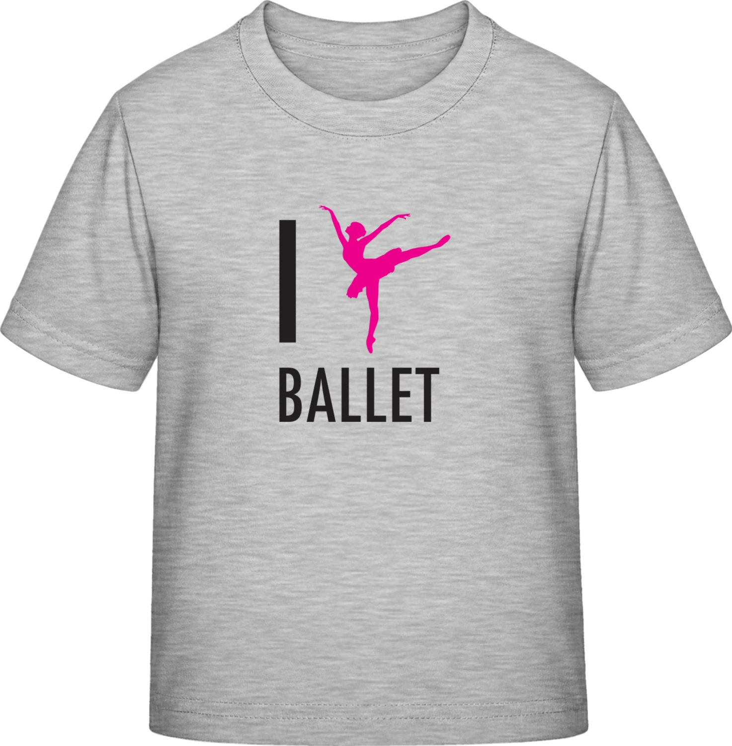 I Love Ballet - Sky Grey Exact 190 Kids - Front