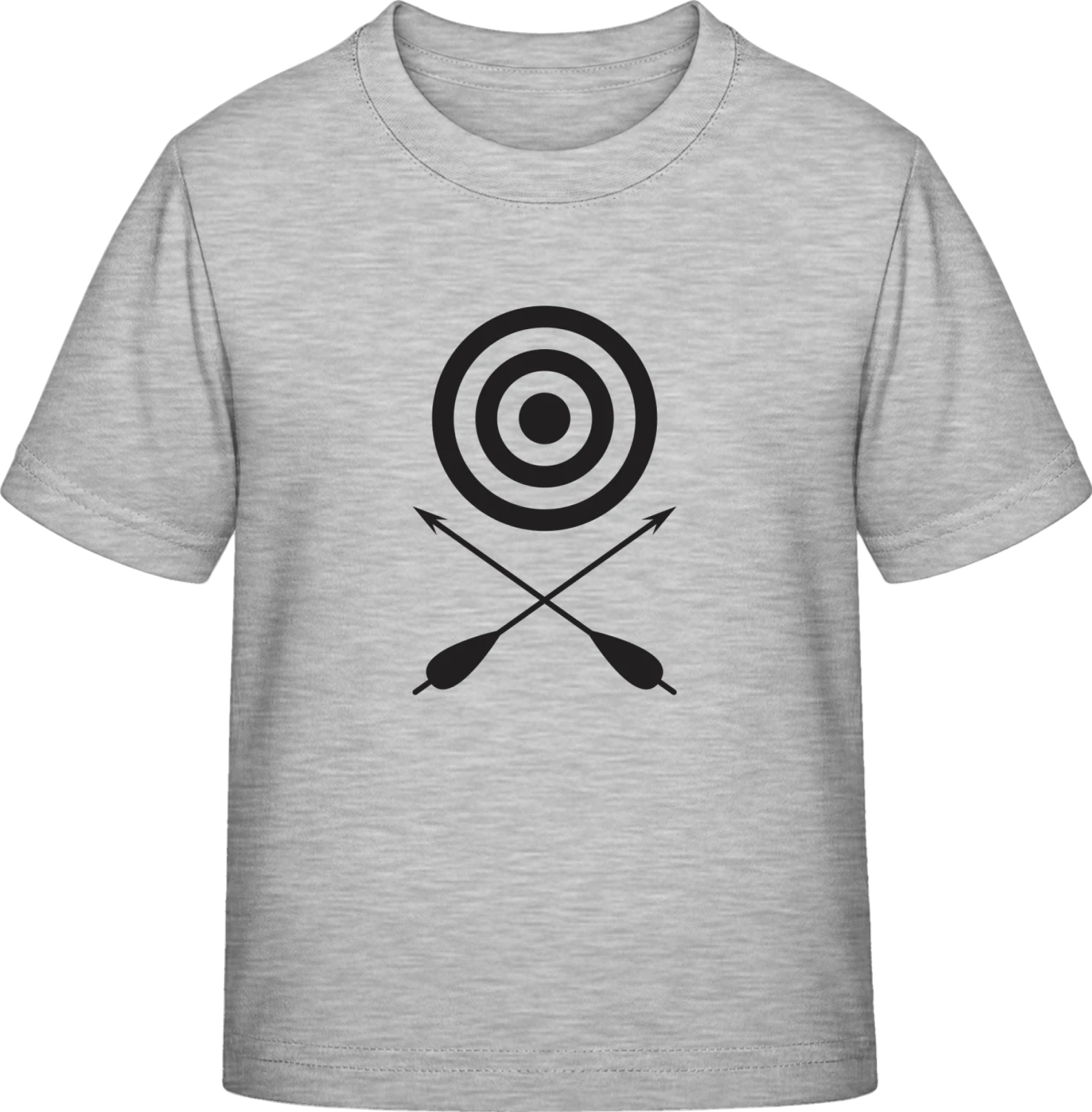 Archery Target And Crossed Arrows - Sky Grey Exact 190 Kids - Front