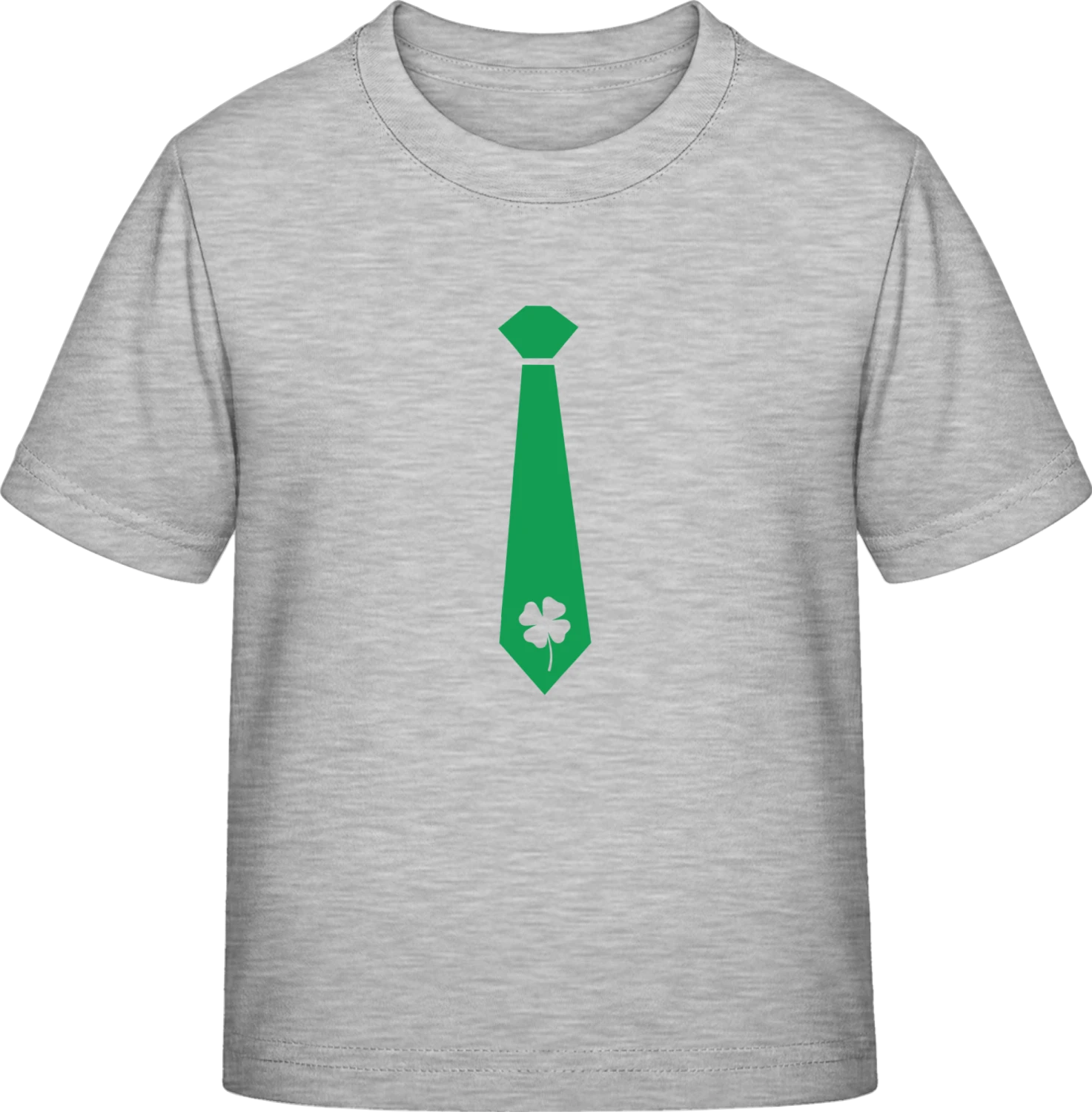 Green Tie - Sky Grey Exact 190 Kids - Front