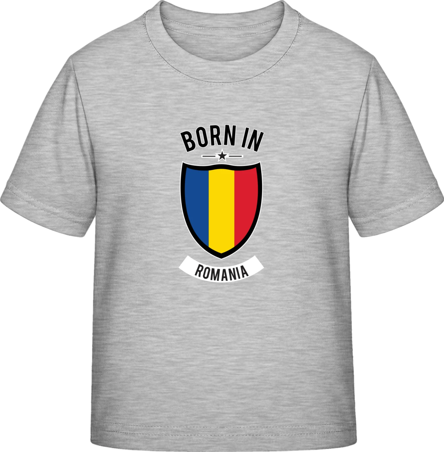 Born in Romania - Sky Grey Exact 190 Kids - Front