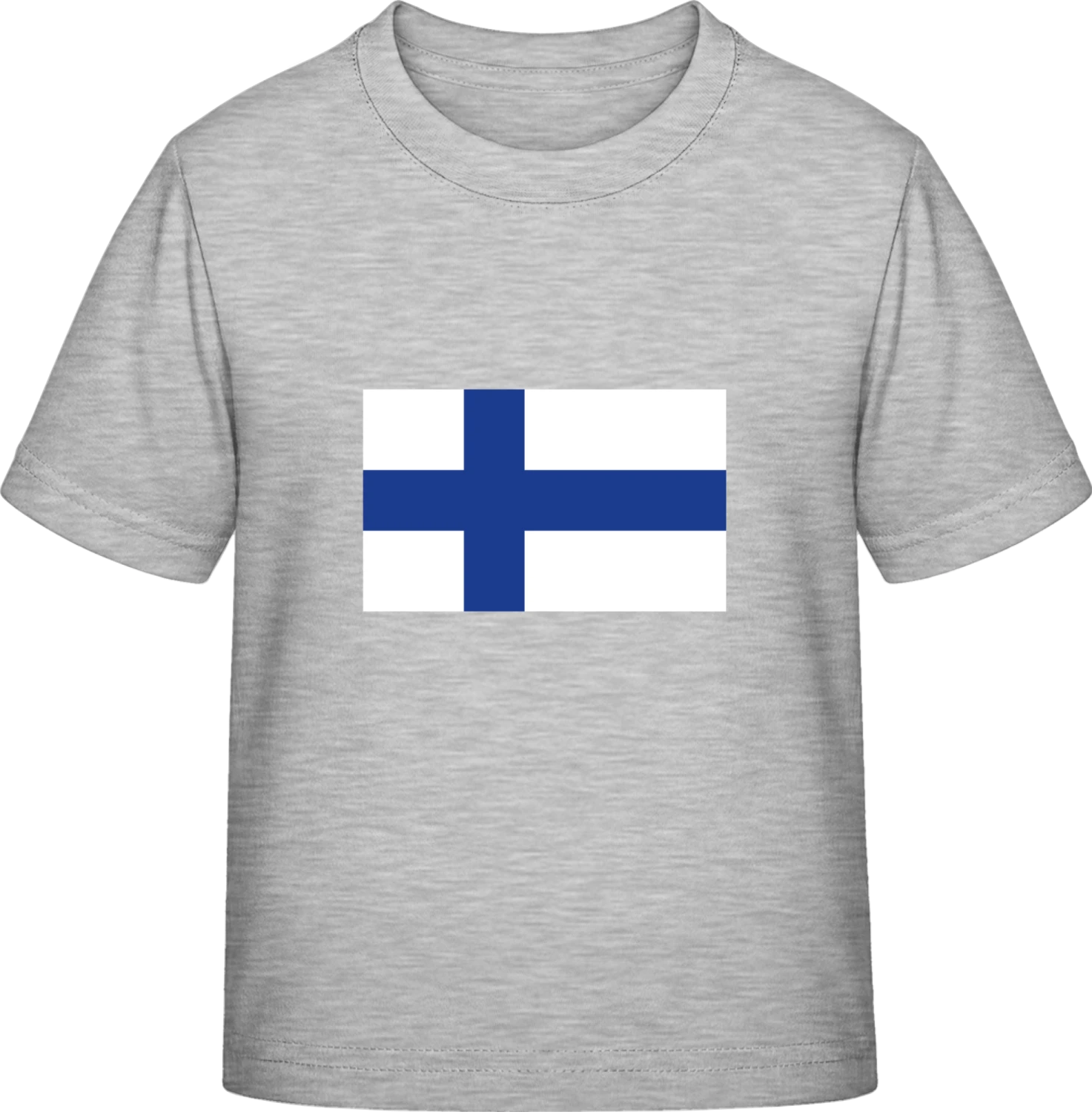 Finland Flag - Sky Grey Exact 190 Kids - Front