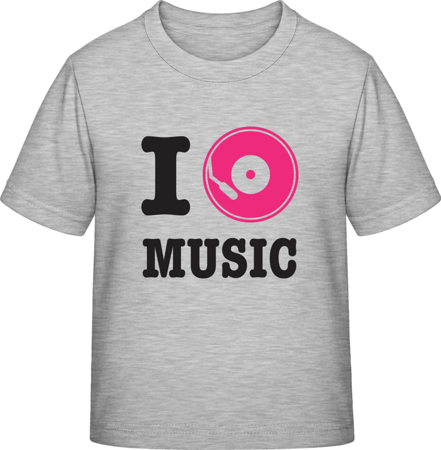 I Love Music - Sky Grey Exact 190 Kids - Front