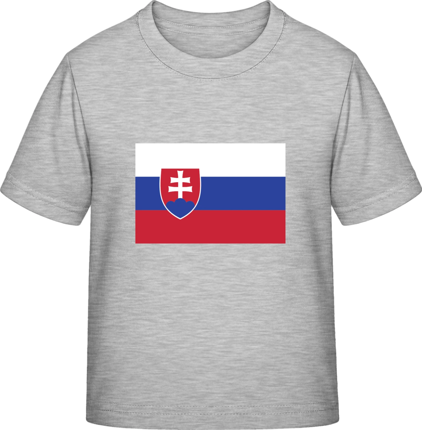 Slovakia Flag - Sky Grey Exact 190 Kids - Front