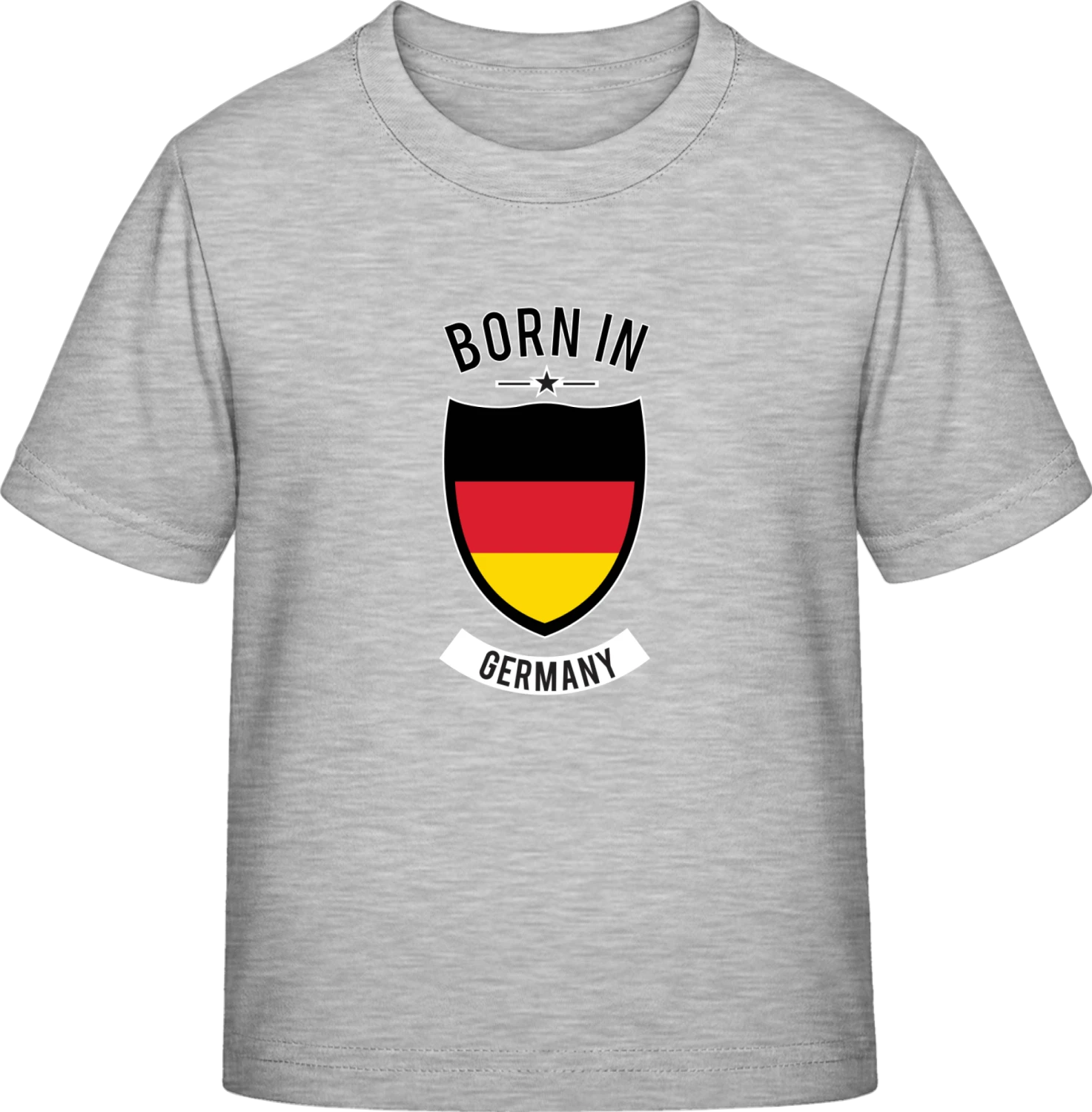 Born in Germany Star - Sky Grey Exact 190 Kids - Front