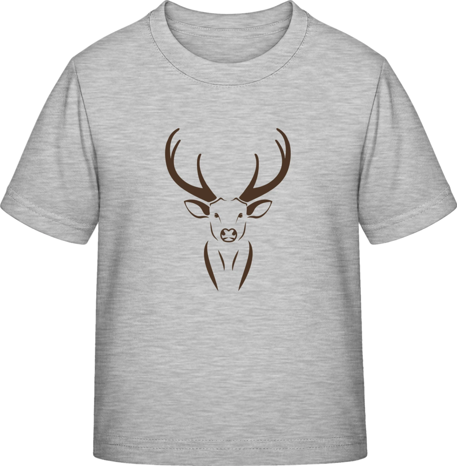 Stag Deer - Sky Grey Exact 190 Kids - Front