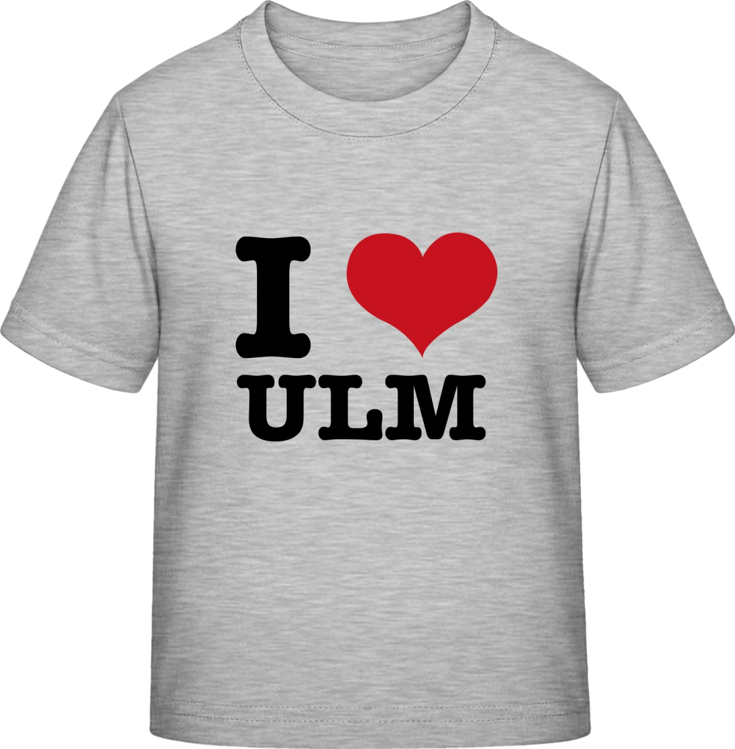 I Love Ulm - Sky Grey Exact 190 Kids - Front