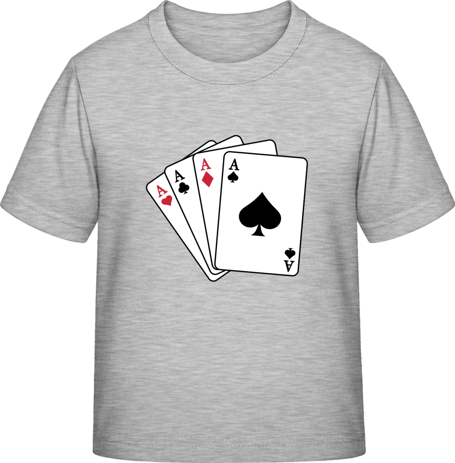 Four Aces Poker - Sky Grey Exact 190 Kids - Front