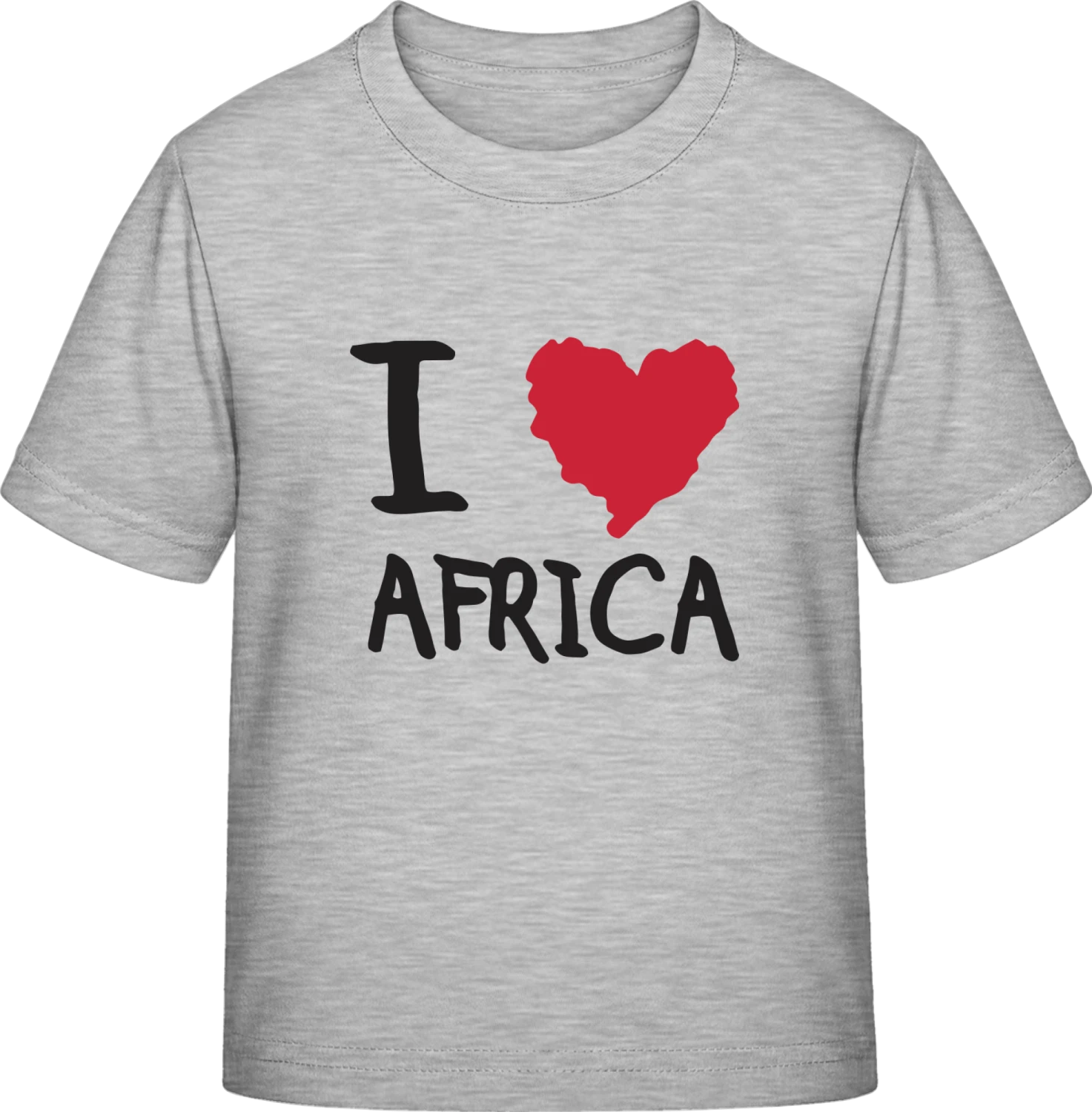 I Love Africa - Sky Grey Exact 190 Kids - Front