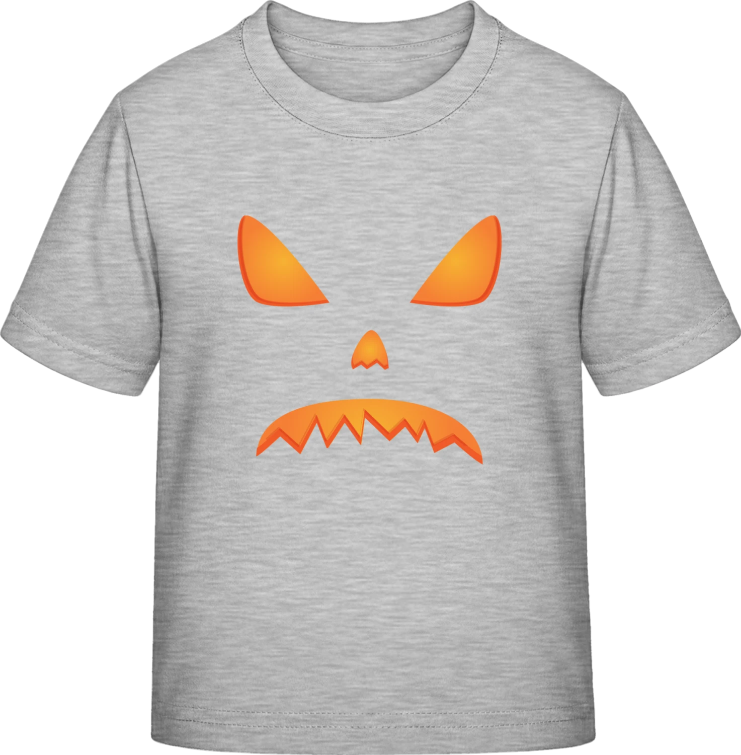 Angry Halloween Pumpkin Effect - Sky Grey Exact 190 Kids - Front