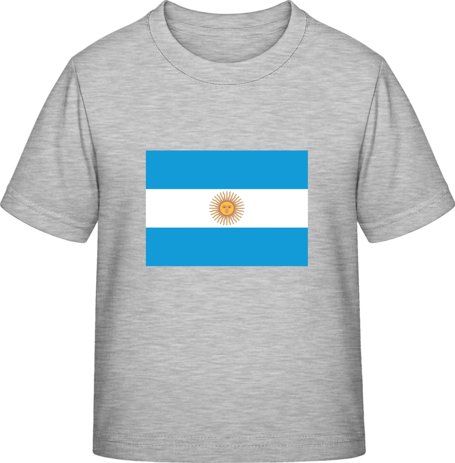 Argentina Flag Classic - Sky Grey Exact 190 Kids - Front