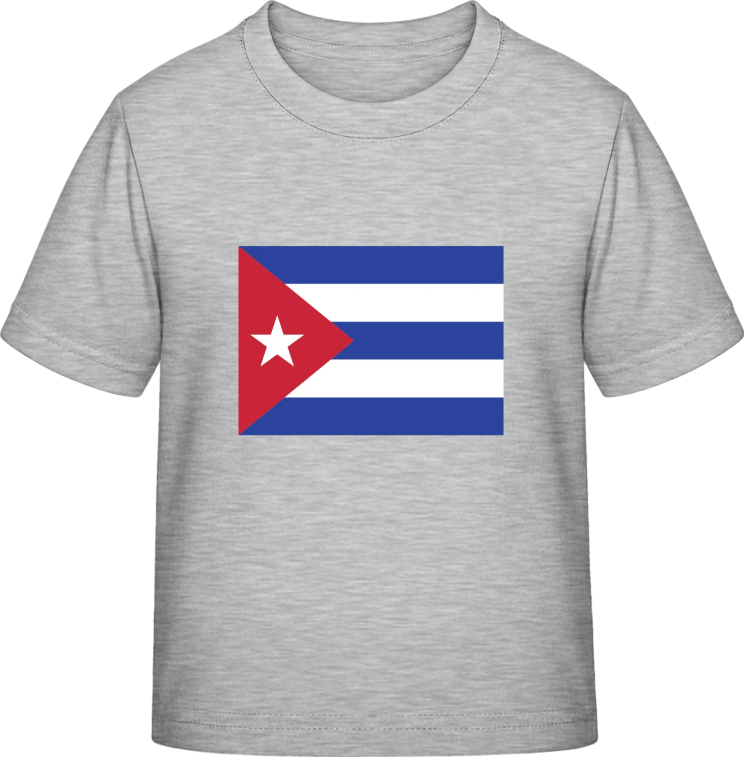 Cuba Flag - Sky Grey Exact 190 Kids - Front