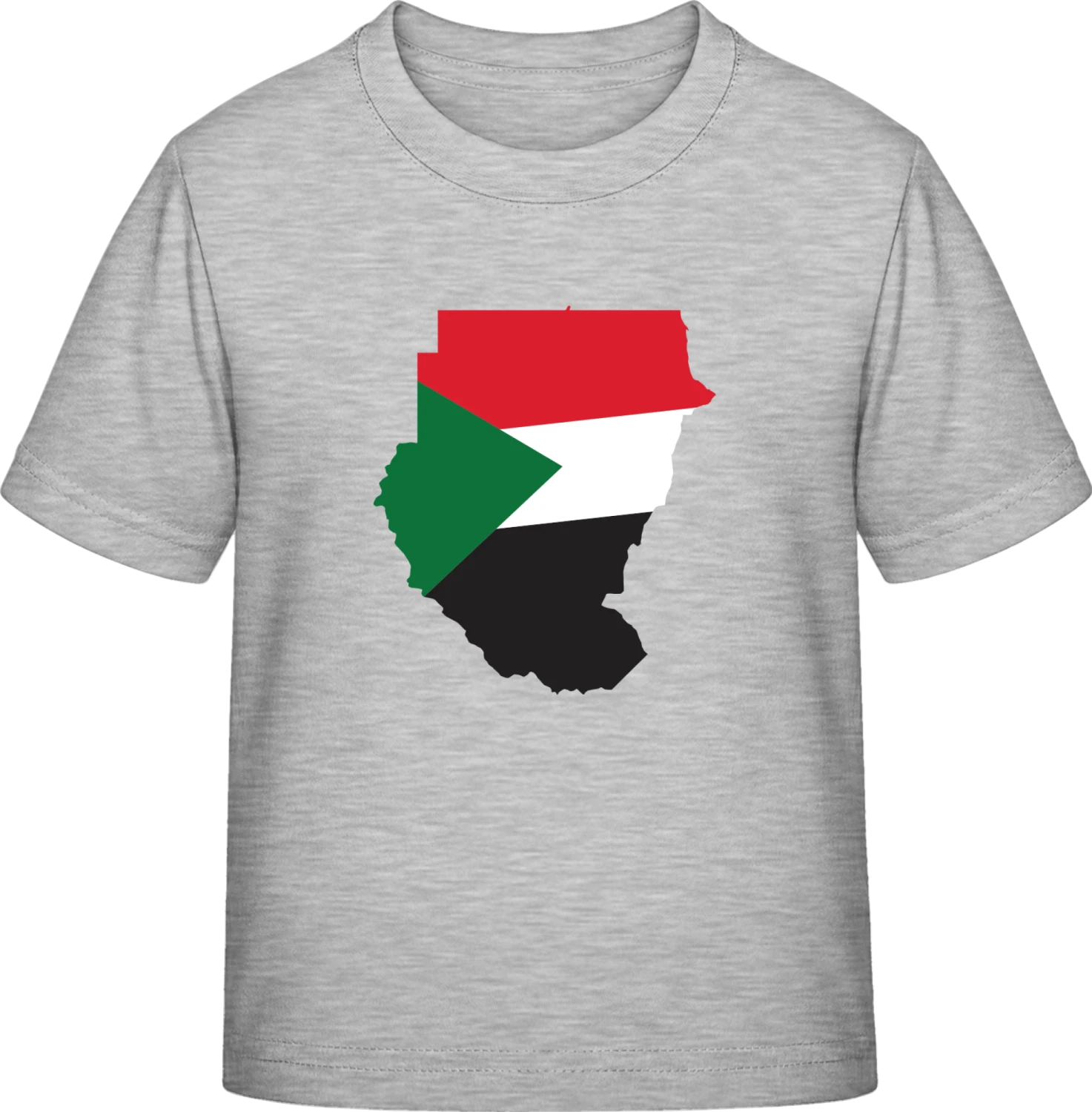 Sudan Map - Sky Grey Exact 190 Kids - Front