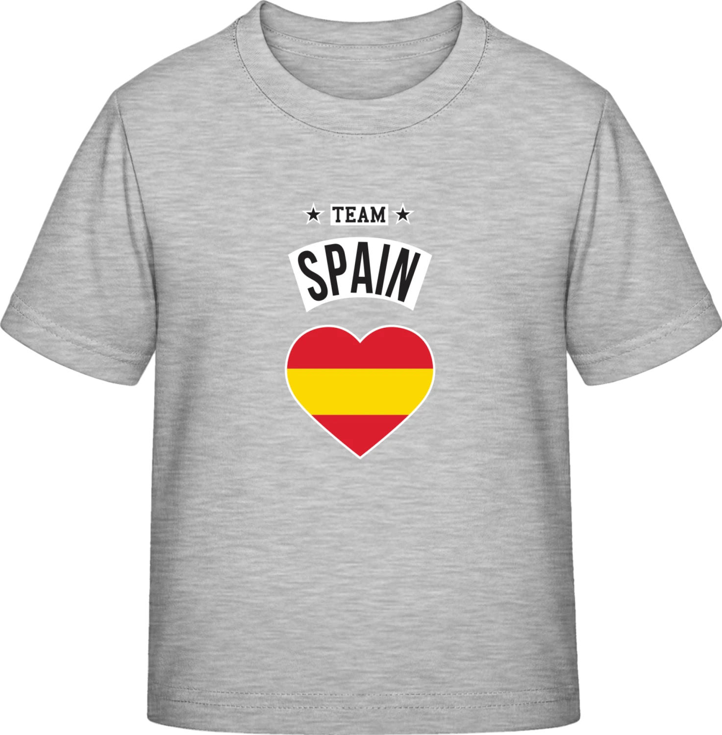 Team Spain Heart - Sky Grey Exact 190 Kids - Front