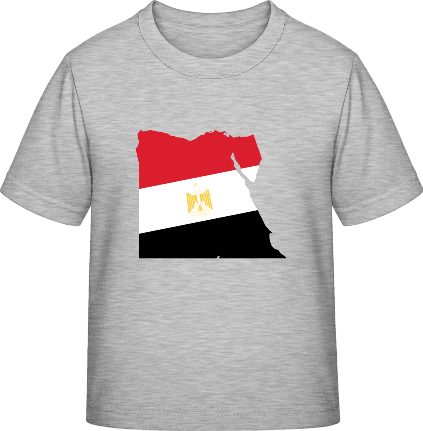 Egypt Map with Crest - Sky Grey Exact 190 Kids - Front