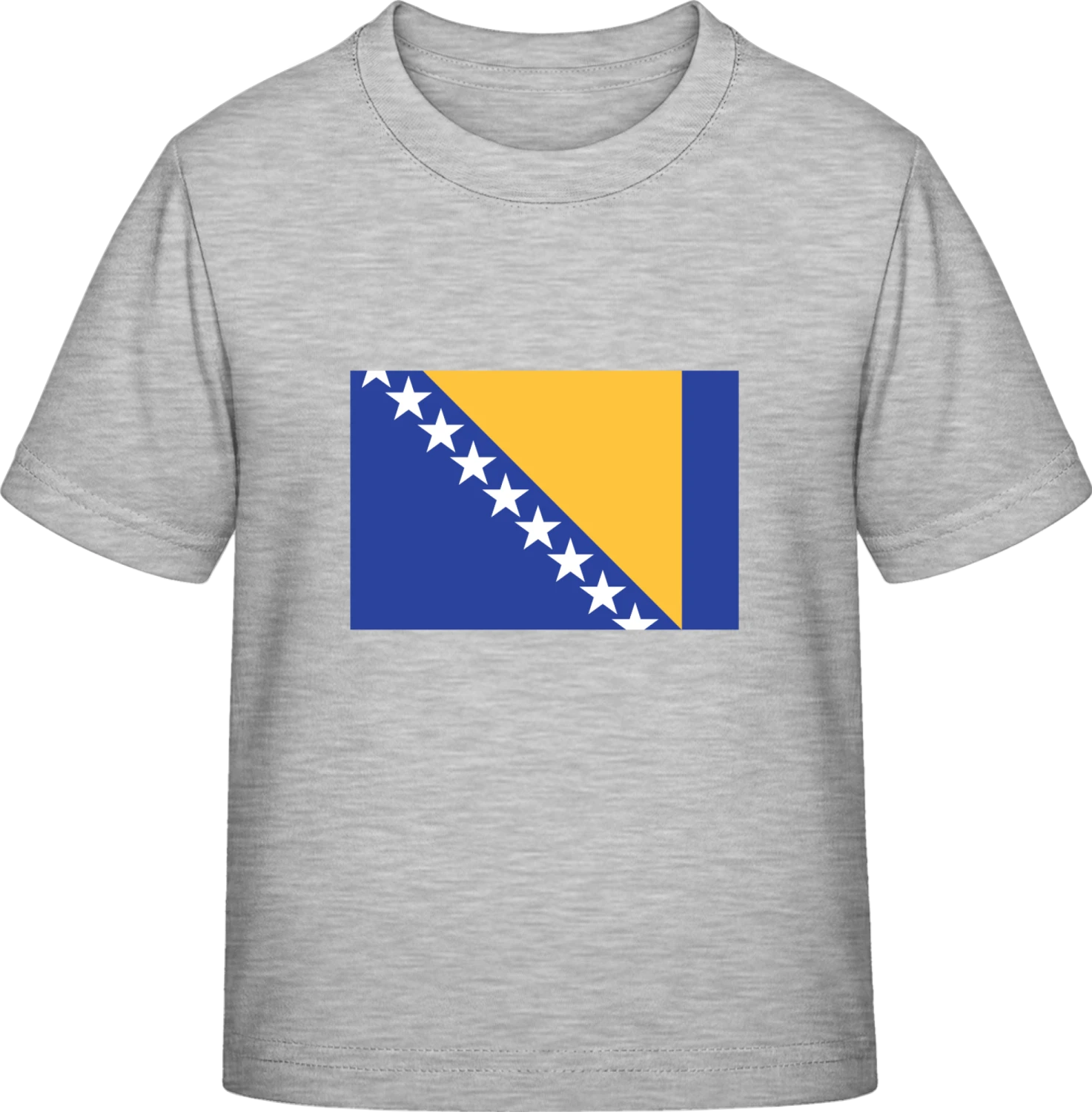 Bosnia-Herzigowina Flag - Sky Grey Exact 190 Kids - Front