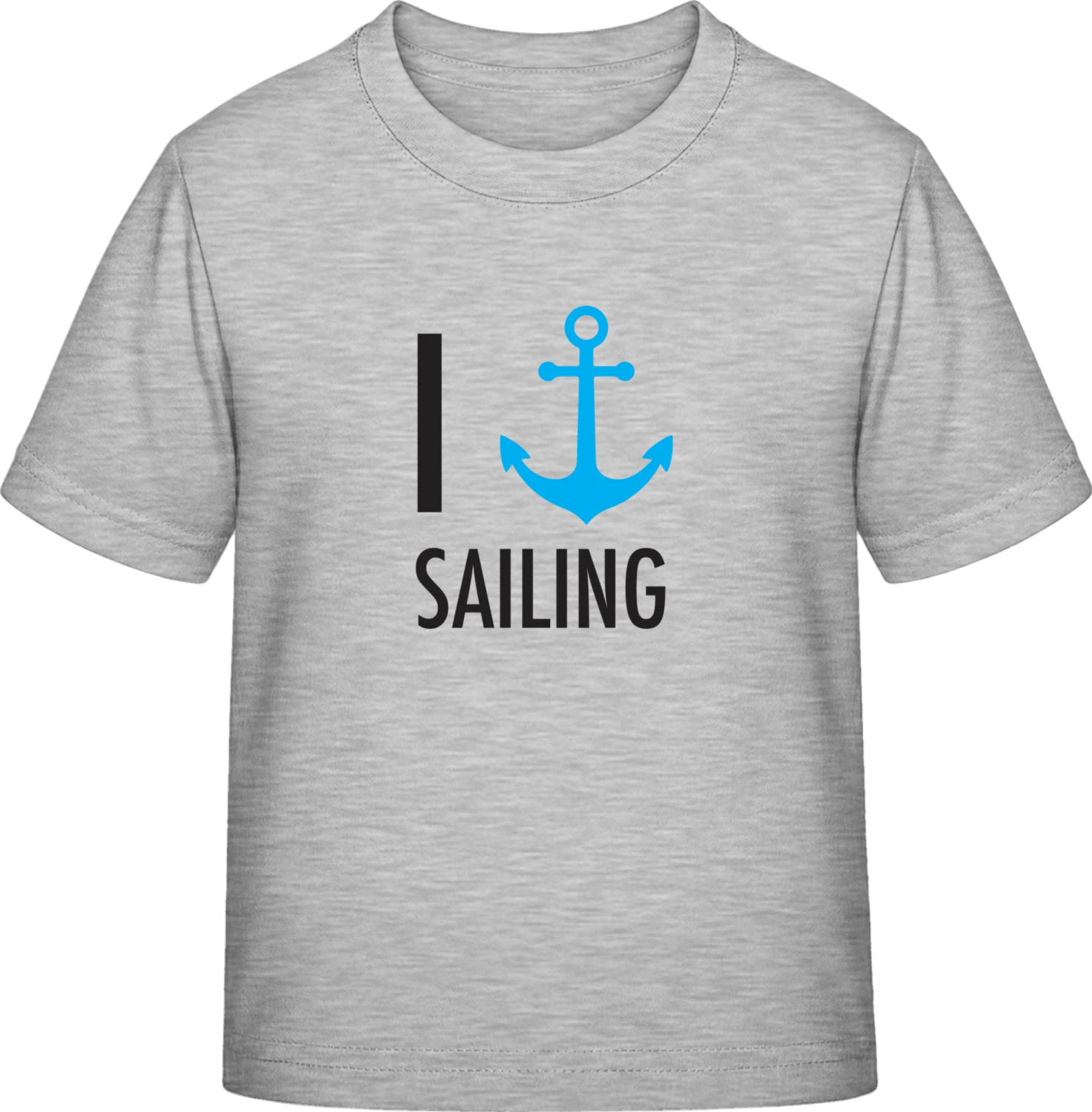 I heart Sailing - Sky Grey Exact 190 Kids - Front