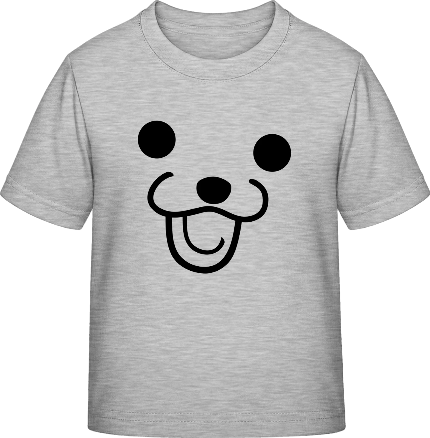 Meme Pedo Bear Face - Sky Grey Exact 190 Kids - Front