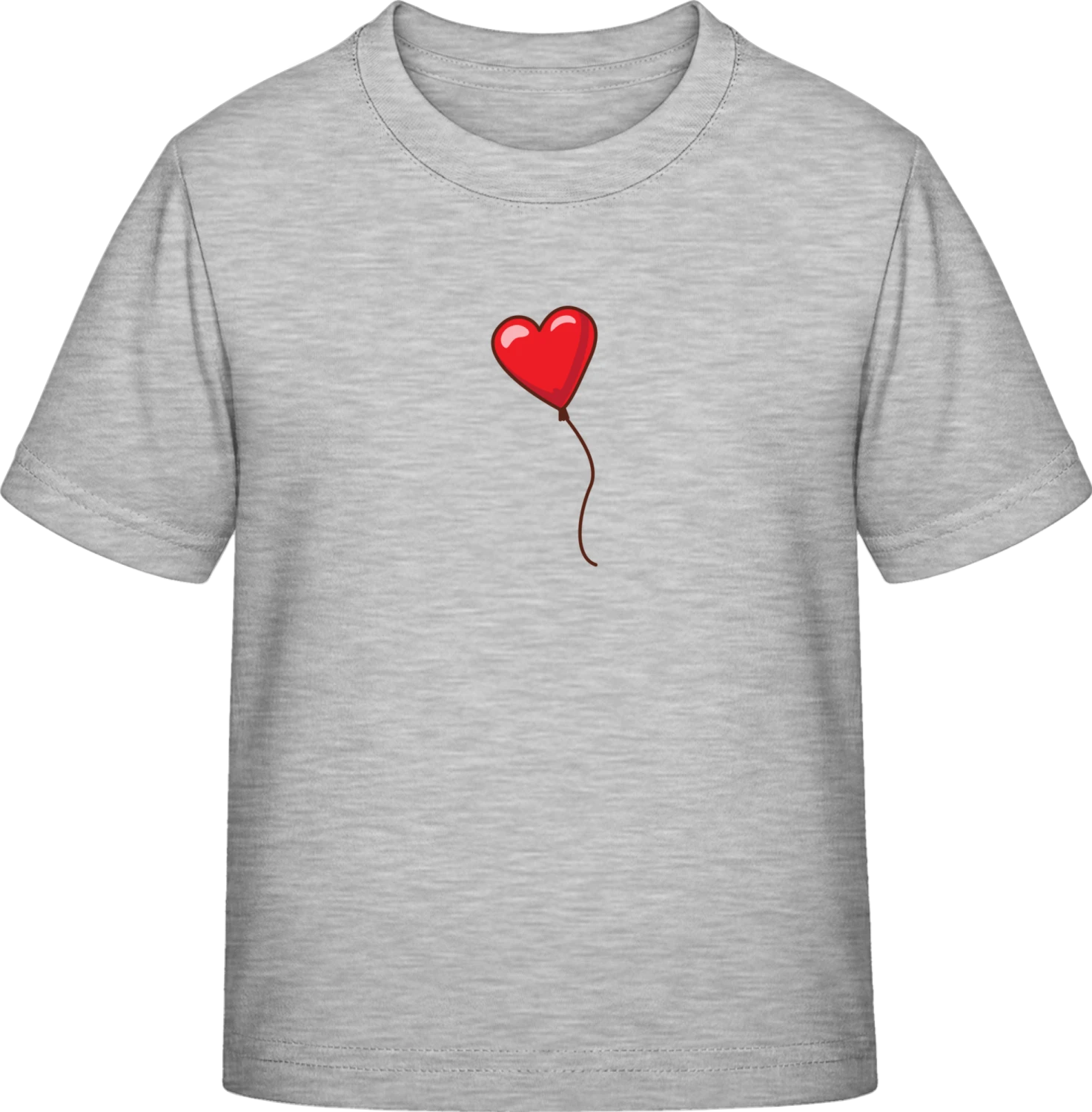 Heart Balloon - Sky Grey Exact 190 Kids - Front