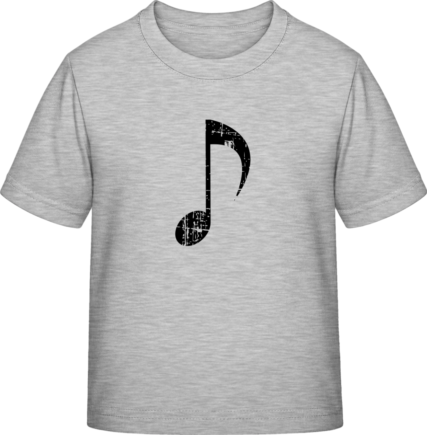 Music Note Vintage - Sky Grey Exact 190 Kids - Front