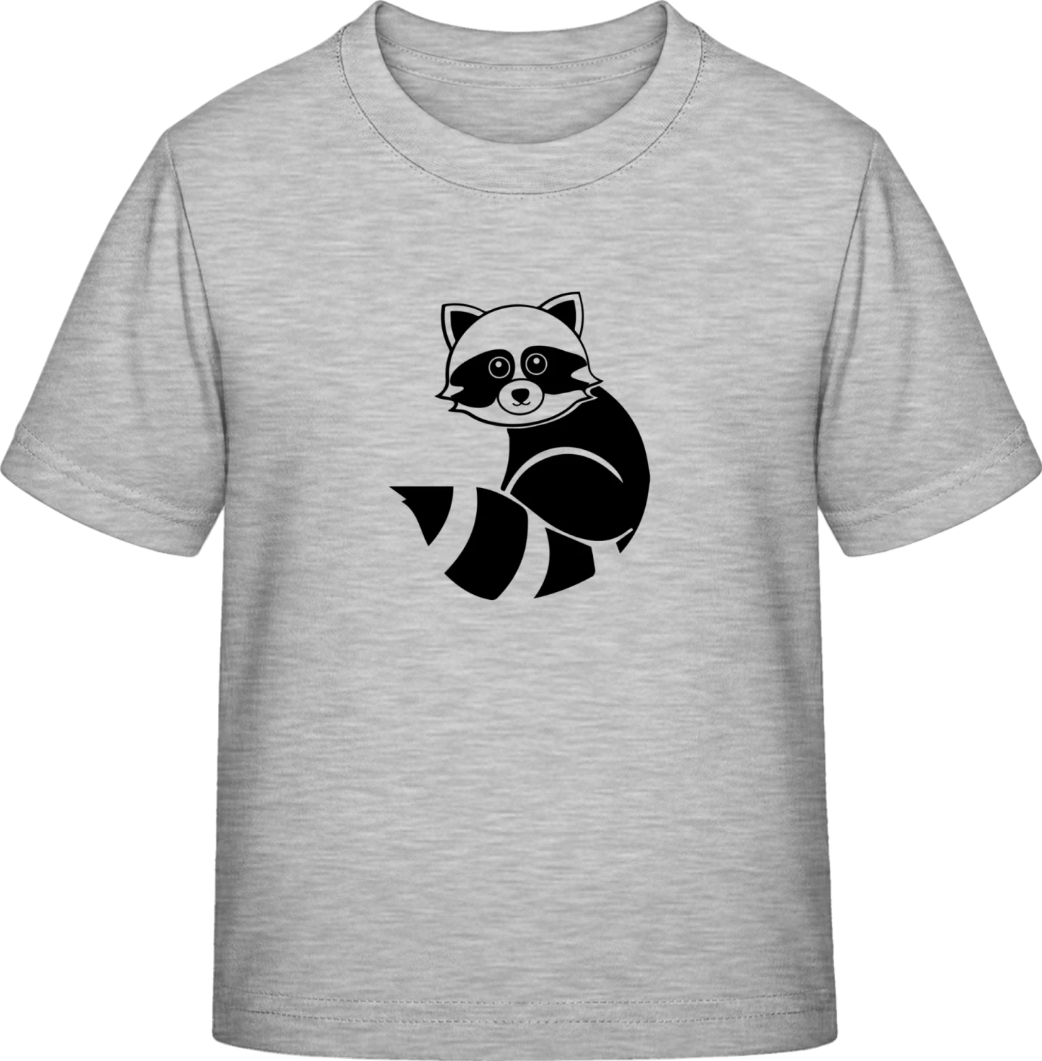 Raccoon Outline - Sky Grey Exact 190 Kids - Front