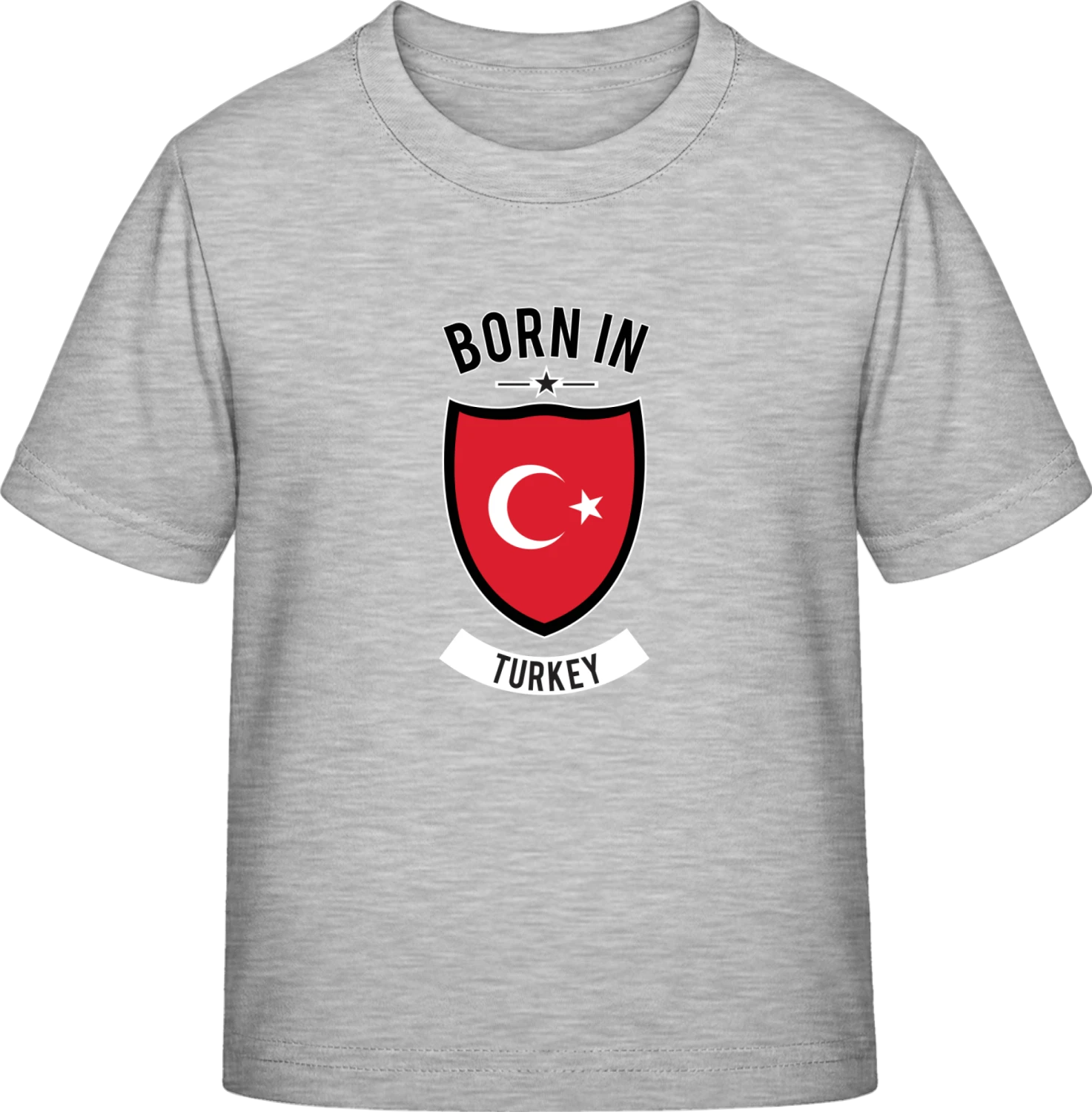 Born in Turkey - Sky Grey Exact 190 Kids - Front