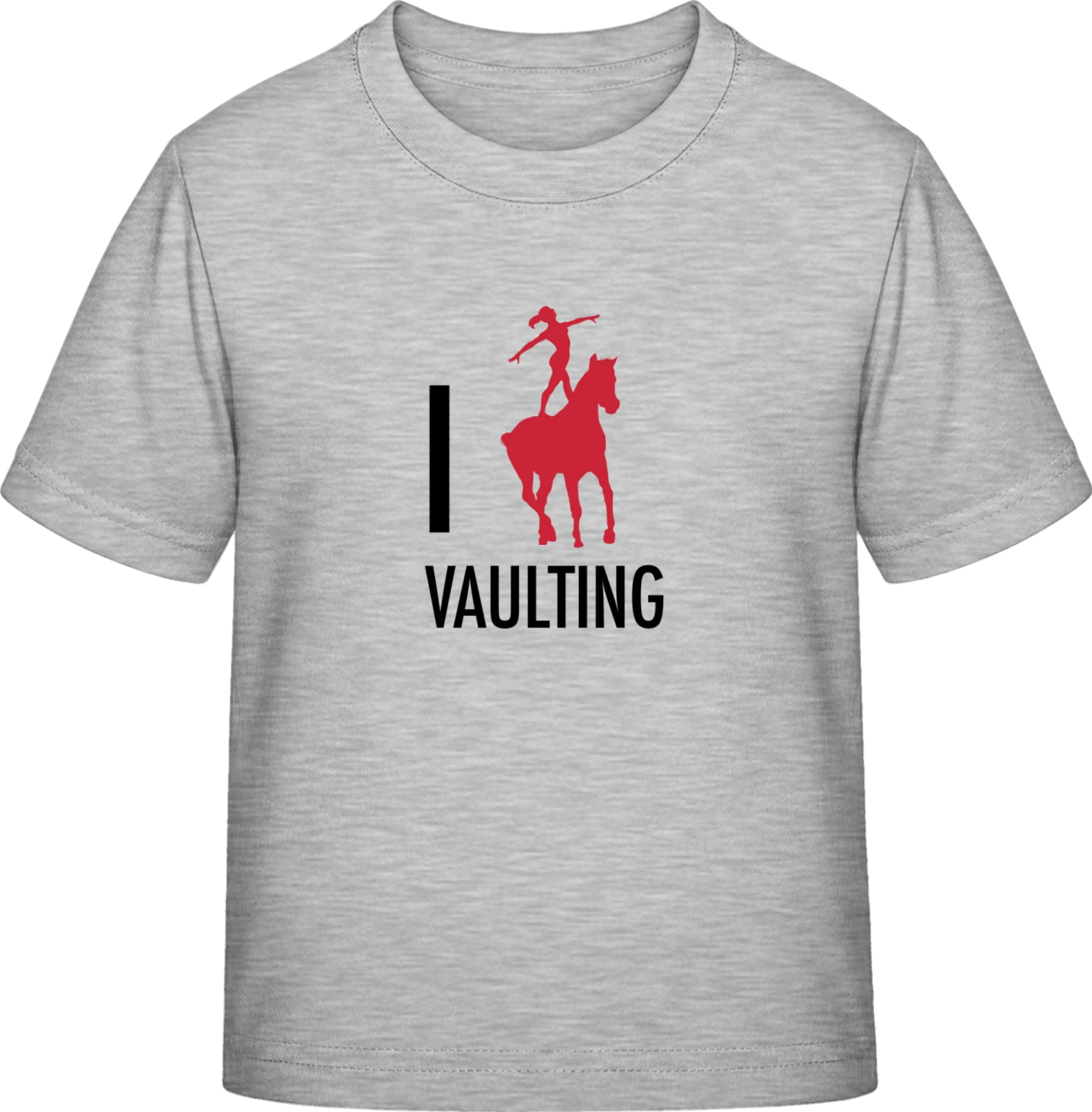 I Love Vaulting - Sky Grey Exact 190 Kids - Front