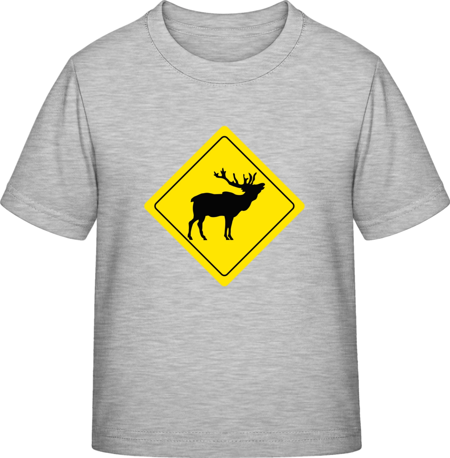 Stag Warning - Sky Grey Exact 190 Kids - Front