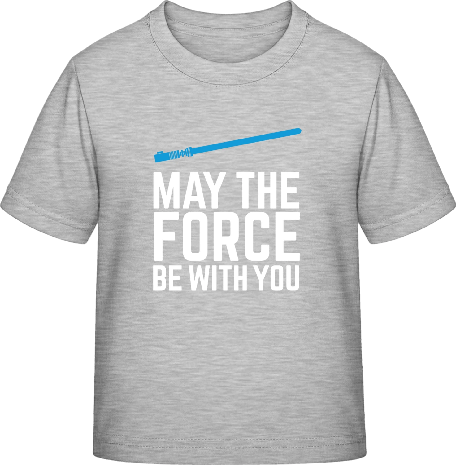 May The Force Be With You - Sky Grey Exact 190 Kids - Front