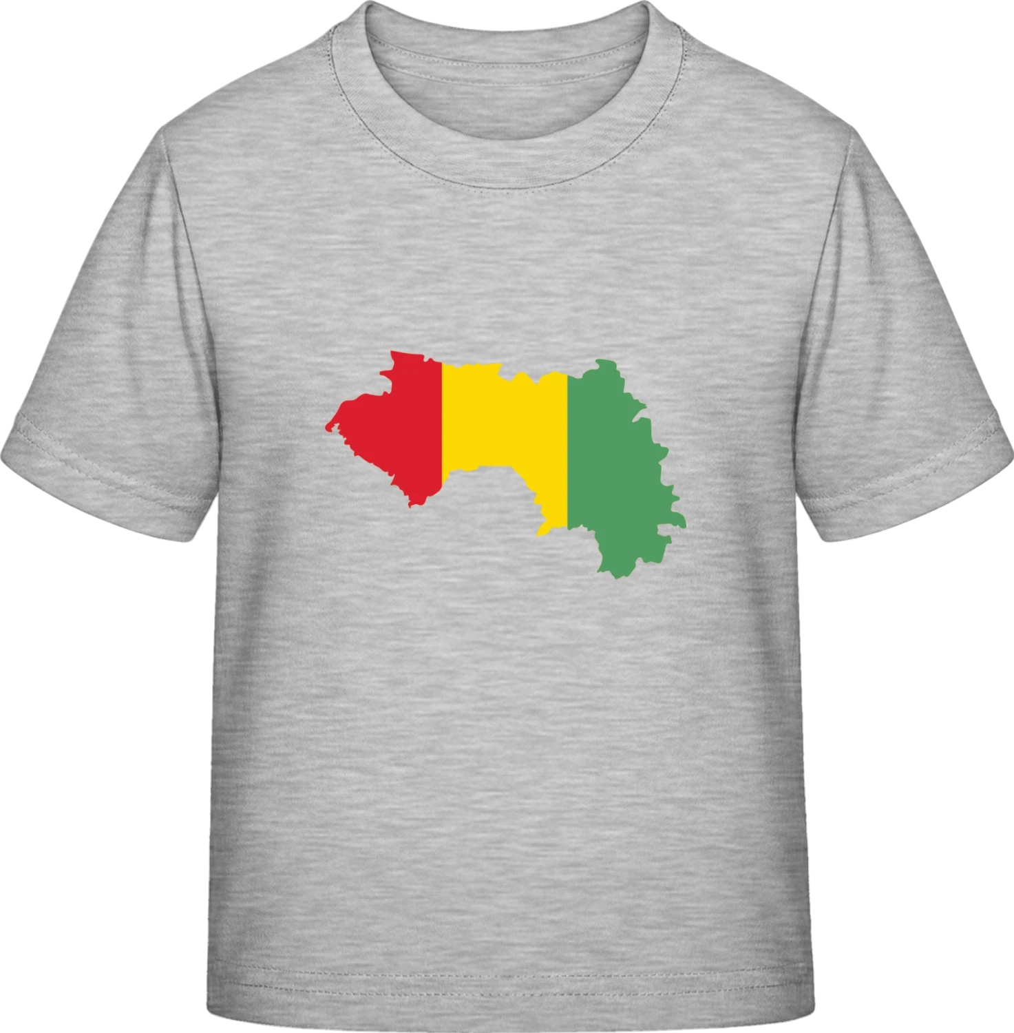 Guinea Map - Sky Grey Exact 190 Kids - Front