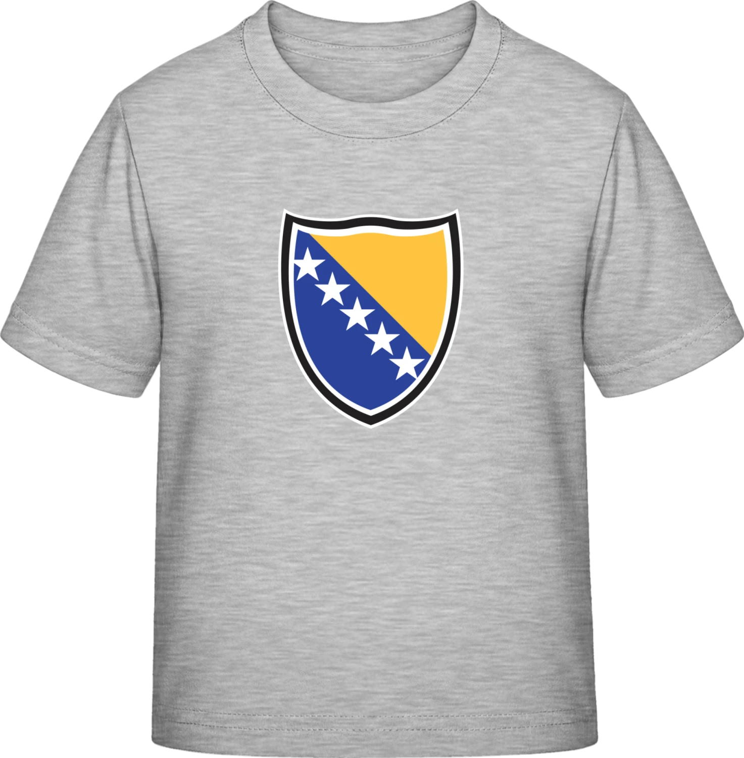 Bosnia Shield - Sky Grey Exact 190 Kids - Front