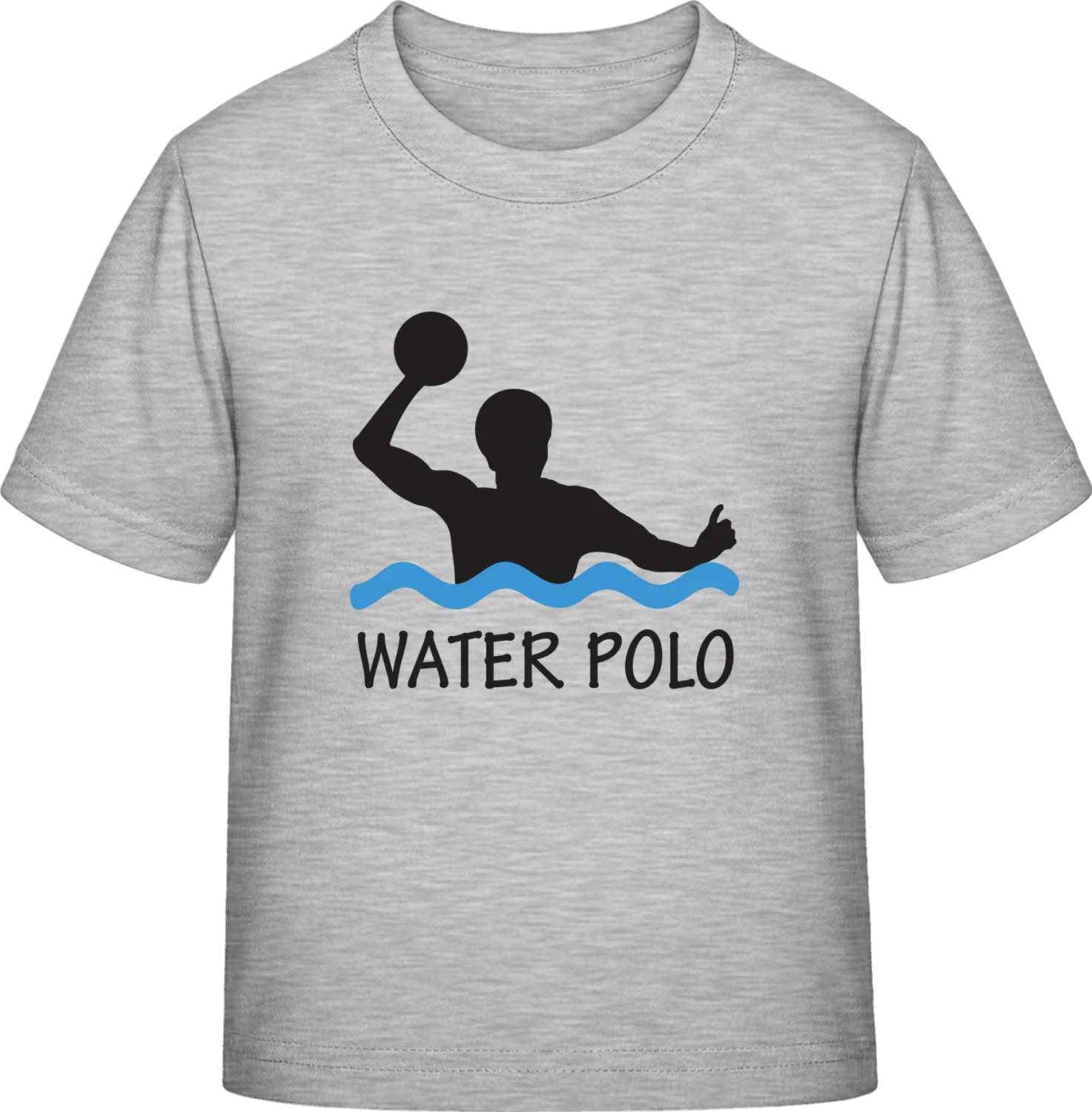 Water Polo Illustration - Sky Grey Exact 190 Kids - Front