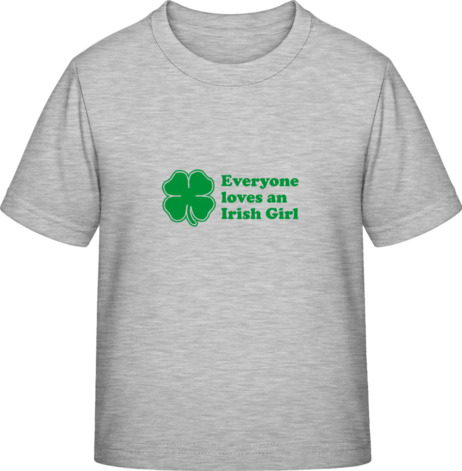 Everyone Loves An Irish Girl - Sky Grey Exact 190 Kids - Front