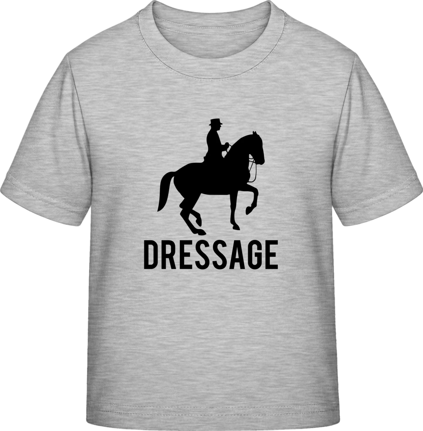 Dressage Logo - Sky Grey Exact 190 Kids - Front