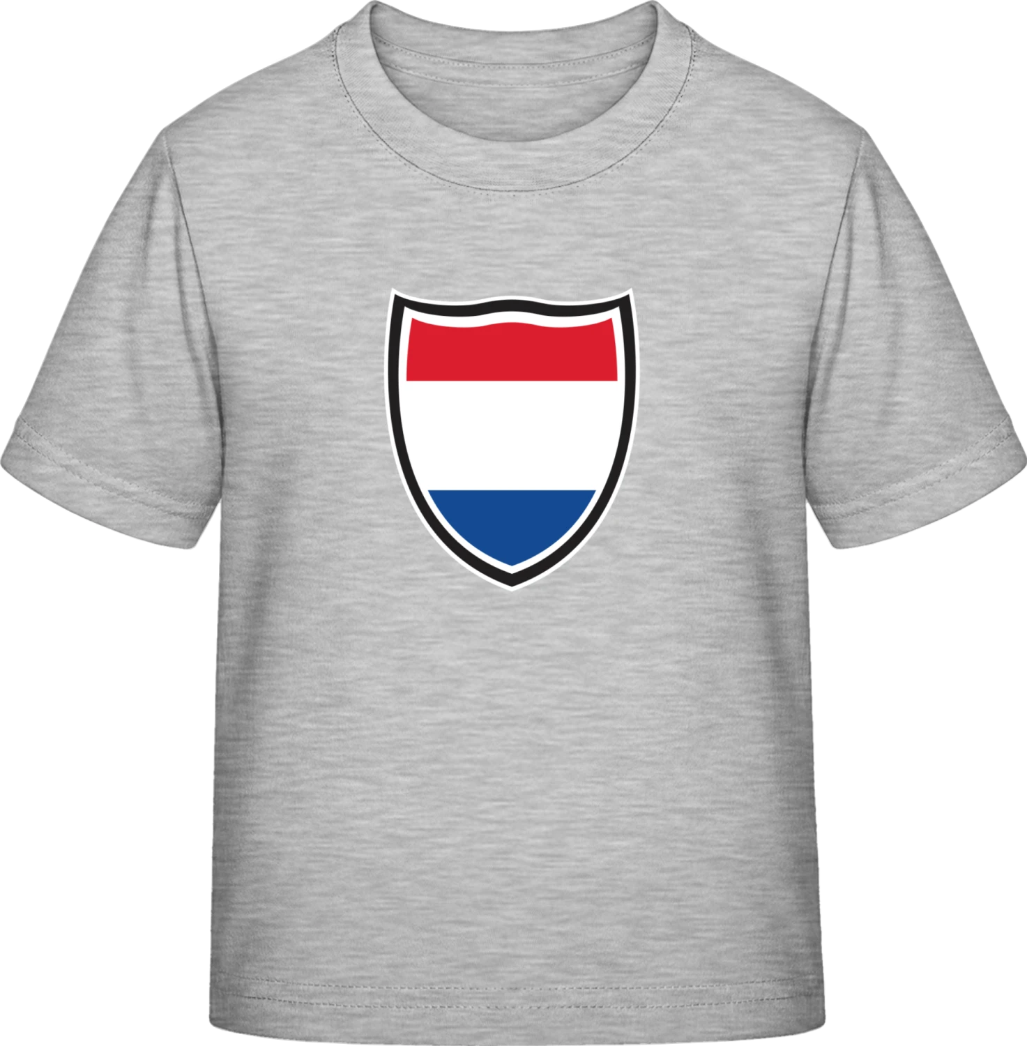 Netherlands Shield Flag - Sky Grey Exact 190 Kids - Front