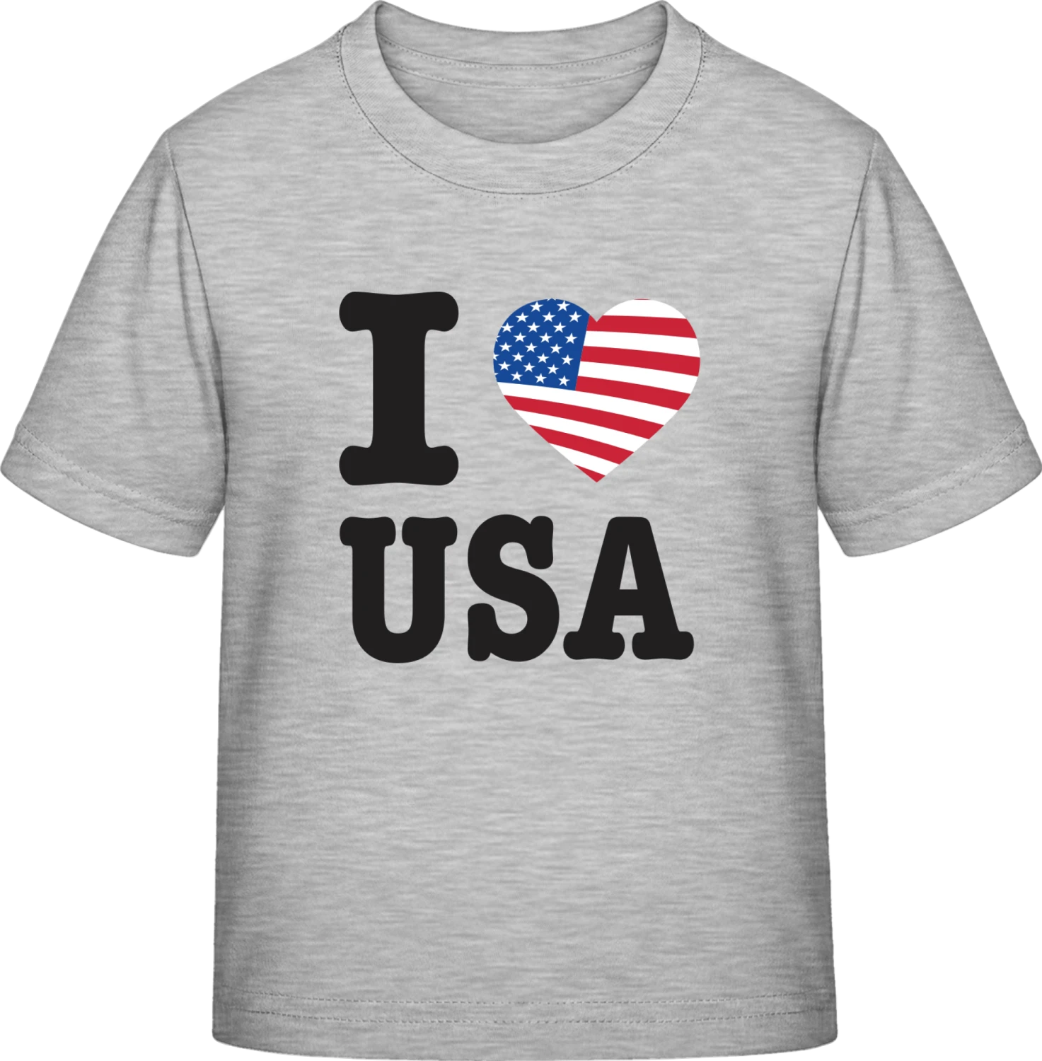 I Love USA - Sky Grey Exact 190 Kids - Front