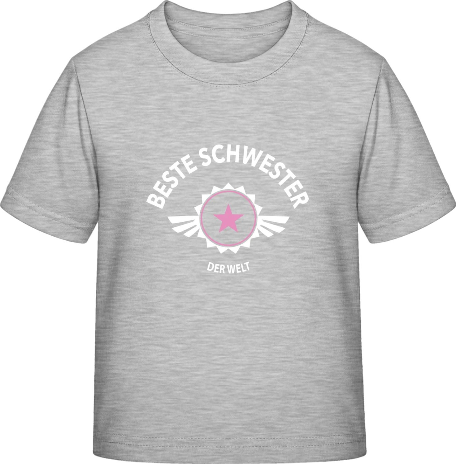 Beste Schwester der Welt - Sky Grey Exact 190 Kids - Front