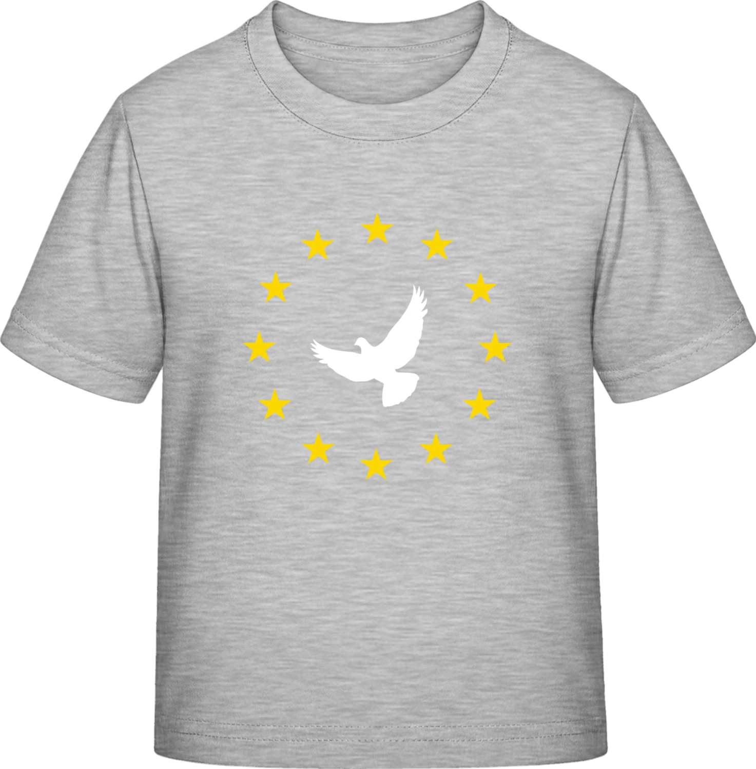 Europe Peace Doves - Sky Grey Exact 190 Kids - Front