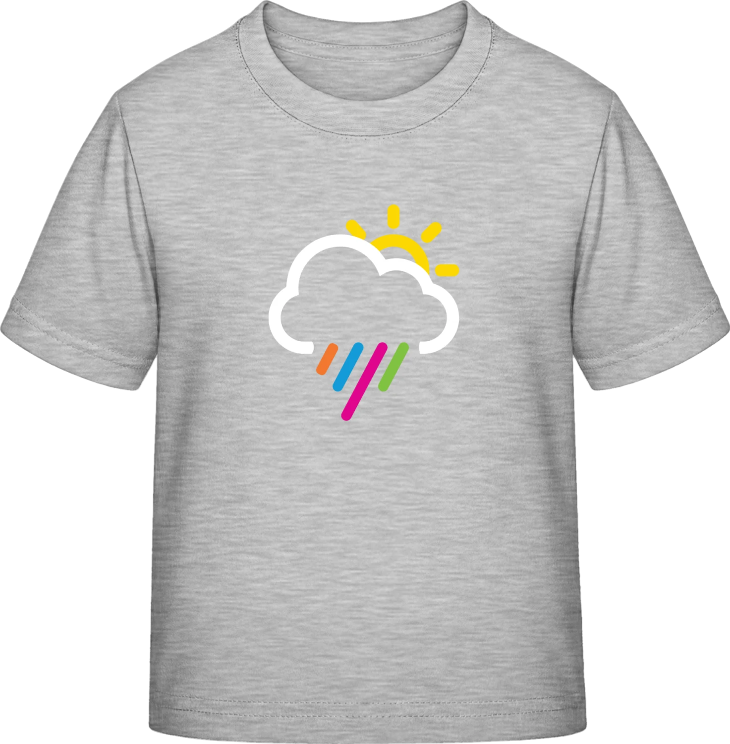 Rainbow Rain - Sky Grey Exact 190 Kids - Front